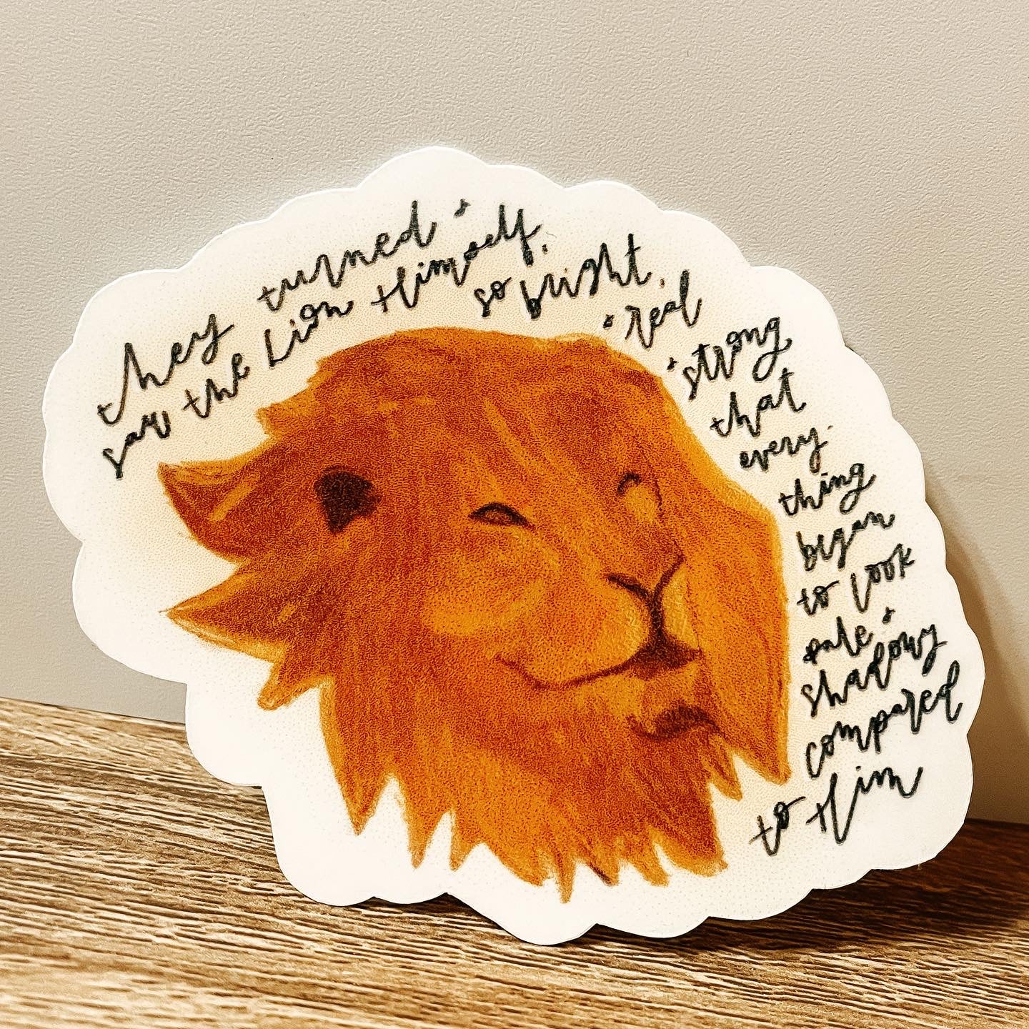 The Lion Himself Sticker