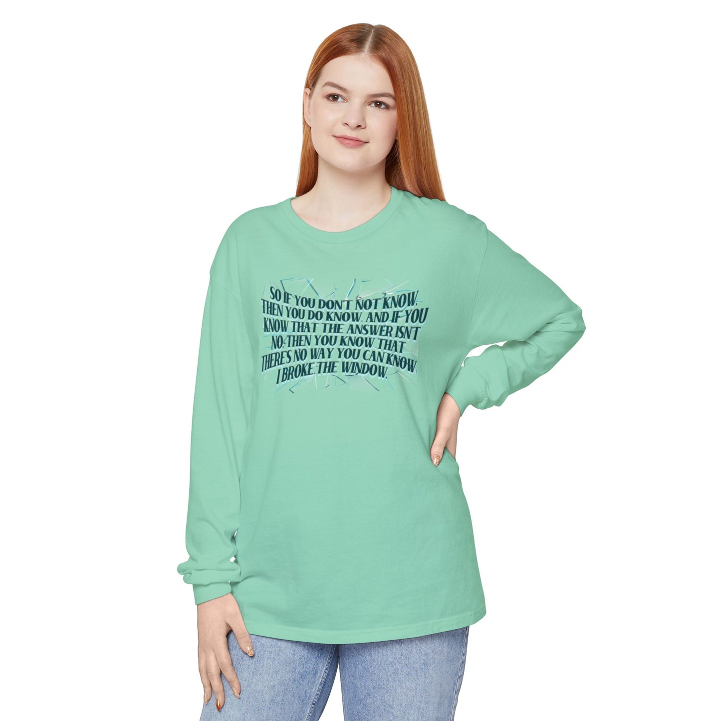 Broken Window Comfort Colors Long Sleeve