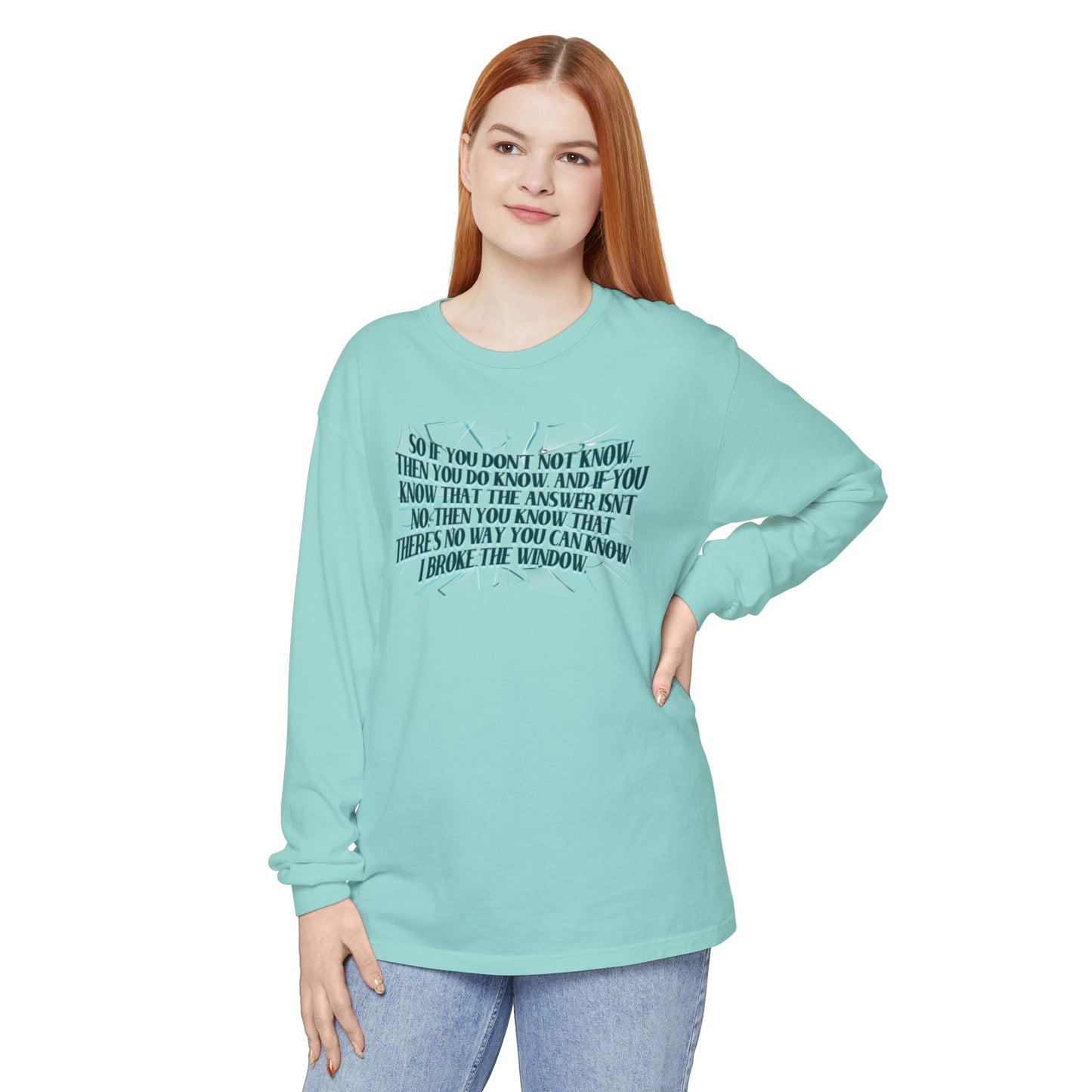 Broken Window Comfort Colors Long Sleeve