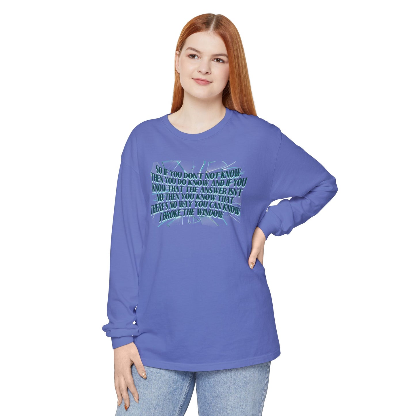 Broken Window Comfort Colors Long Sleeve