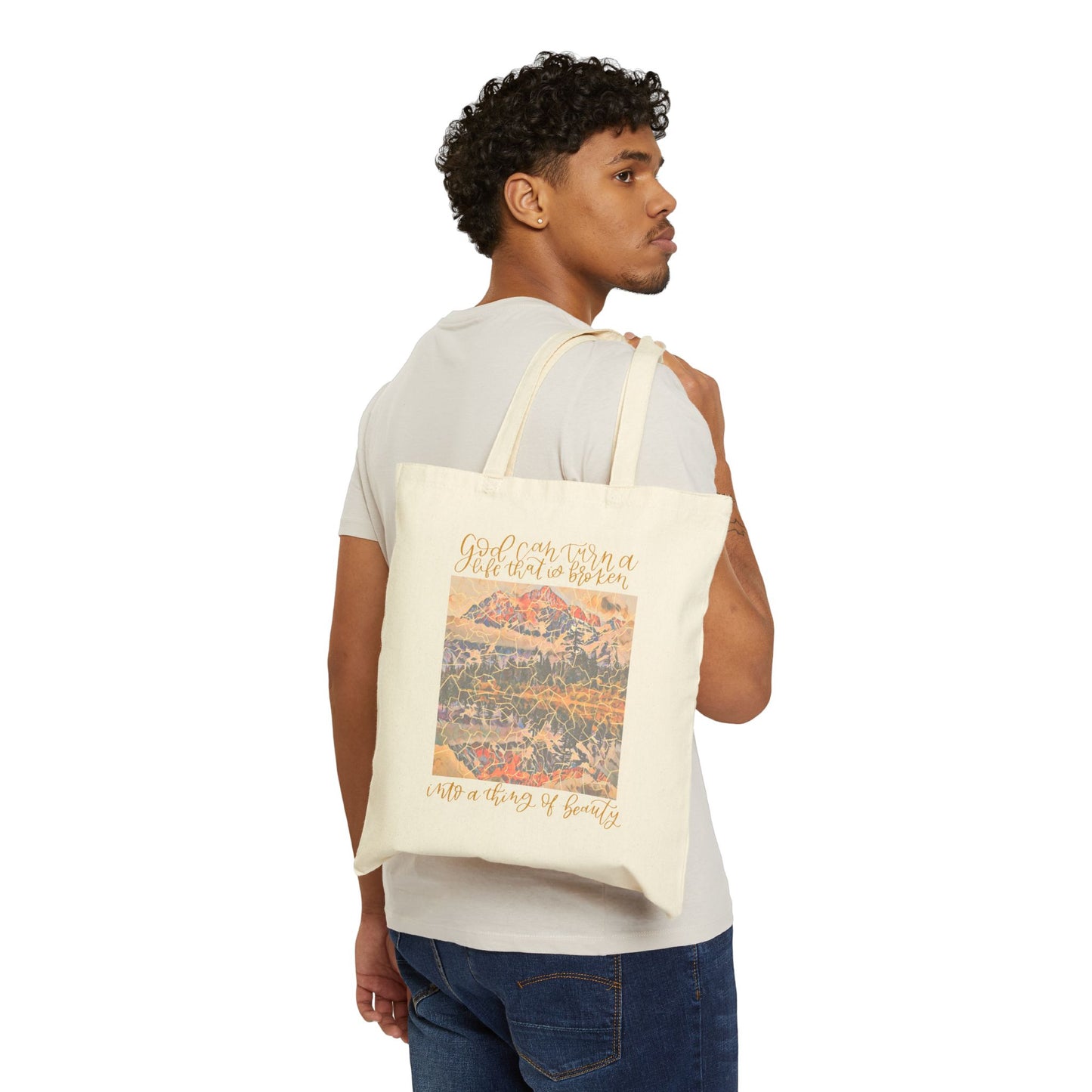 Broken Pieces Canvas Tote Bag