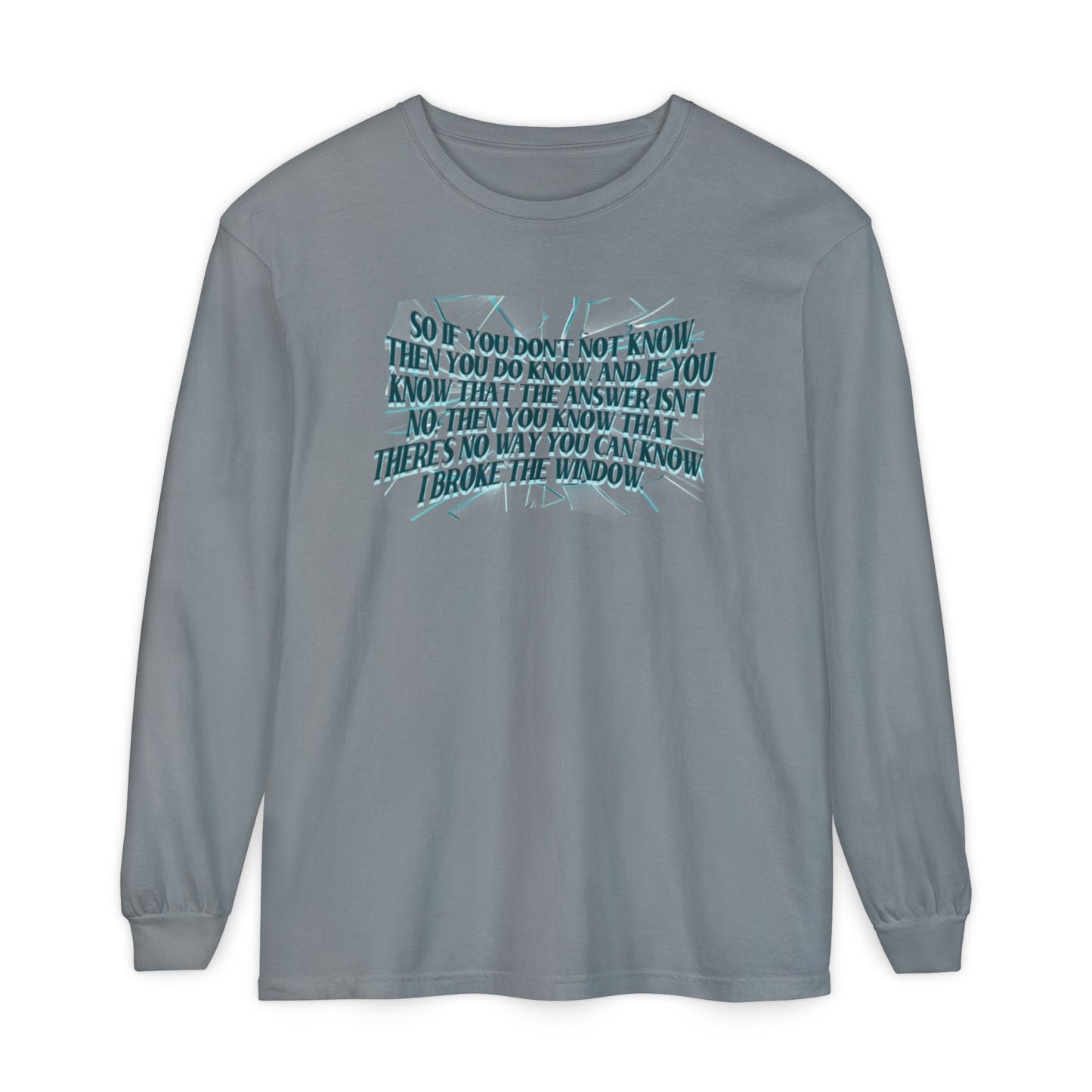 Broken Window Comfort Colors Long Sleeve