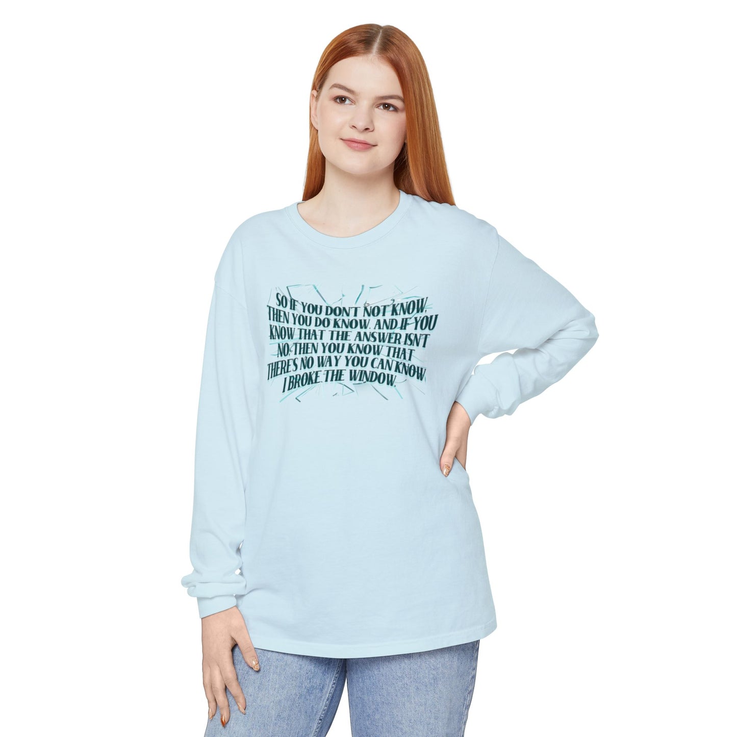 Broken Window Comfort Colors Long Sleeve