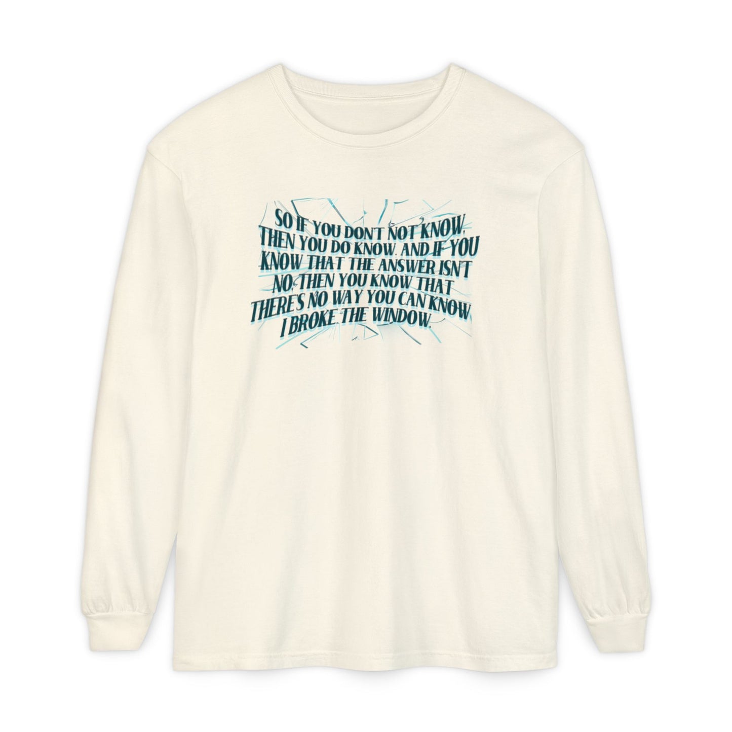Broken Window Comfort Colors Long Sleeve