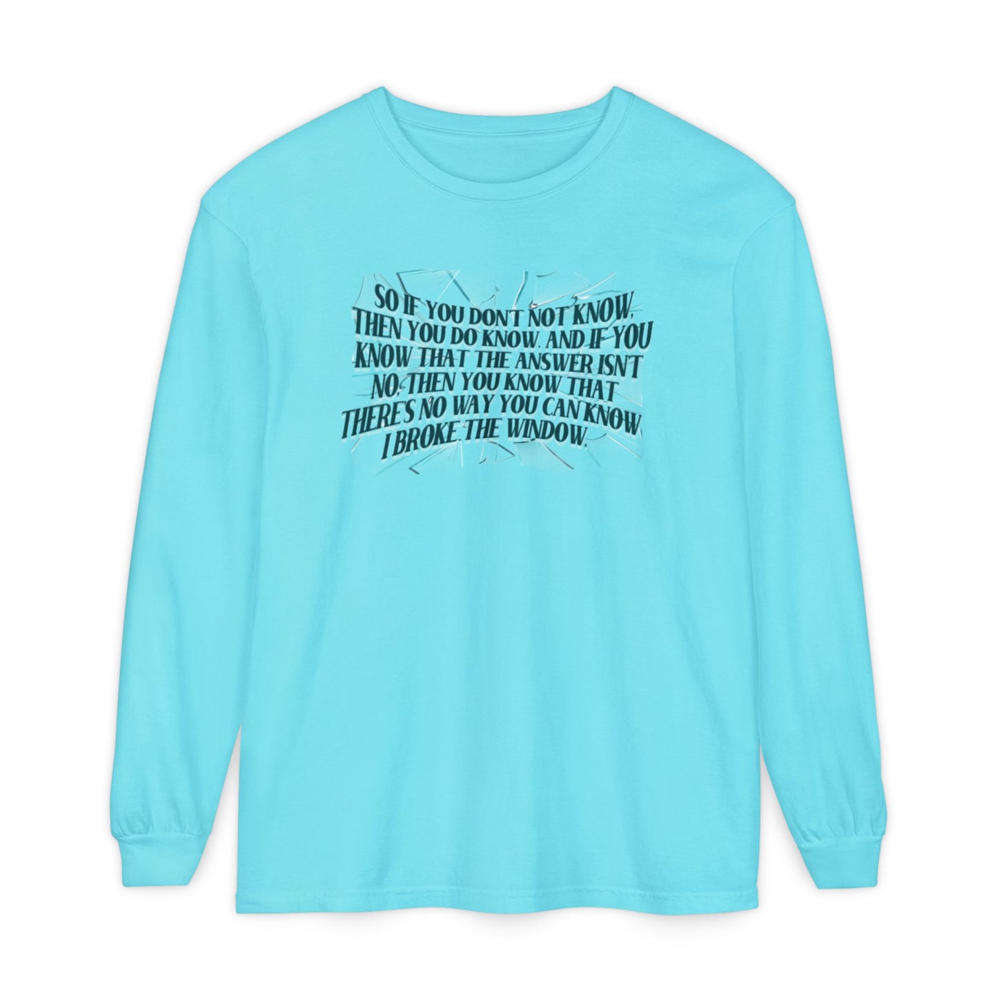 Broken Window Comfort Colors Long Sleeve