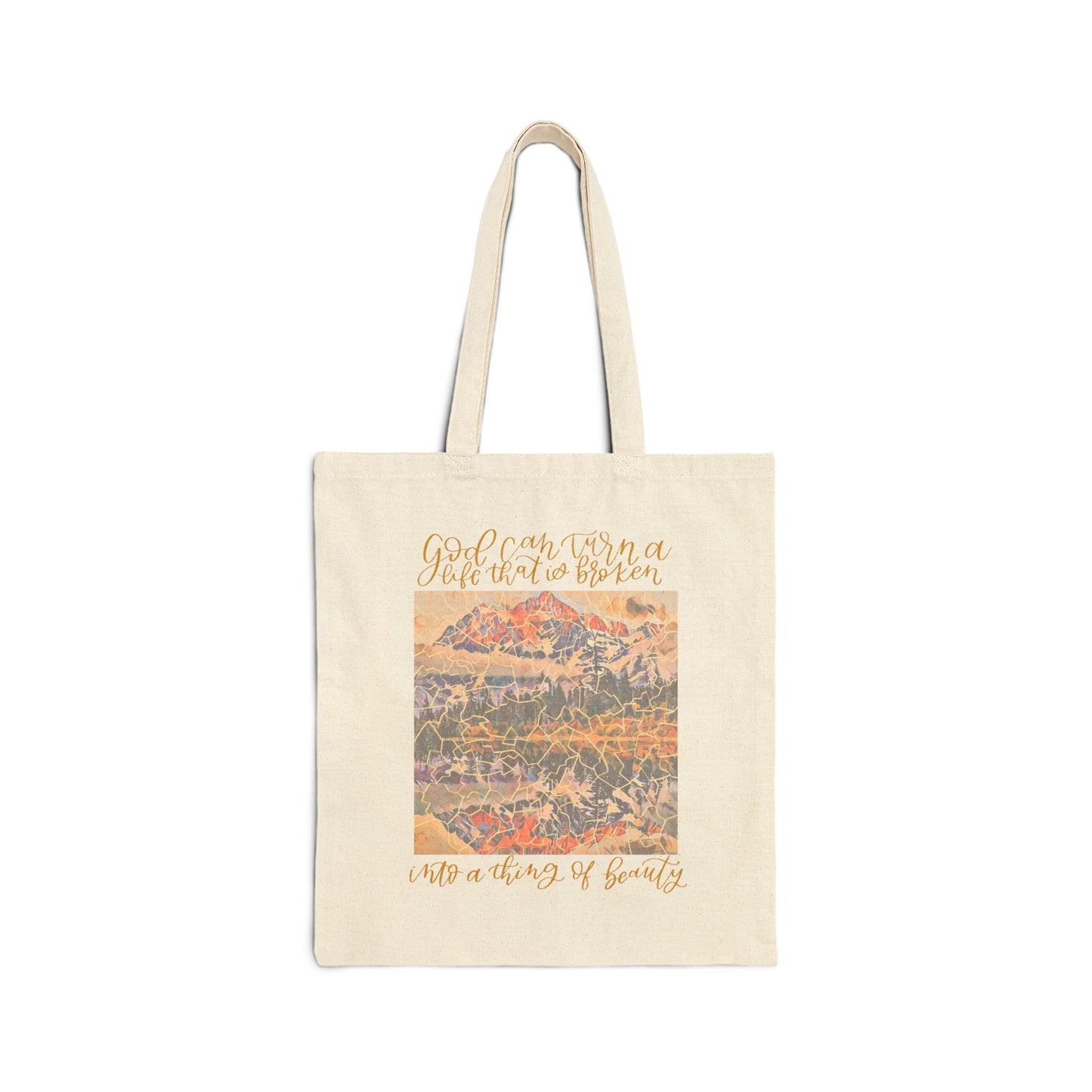 Broken Pieces Canvas Tote Bag