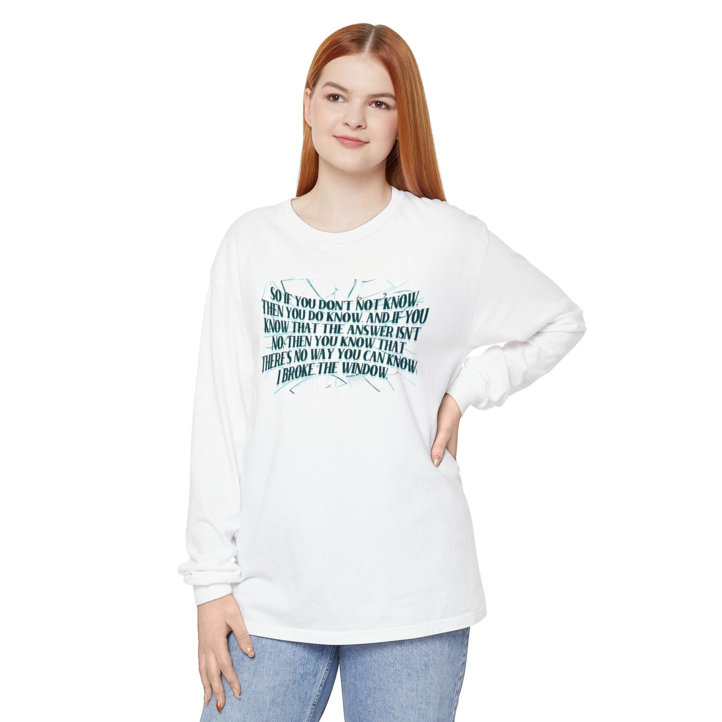 Broken Window Comfort Colors Long Sleeve