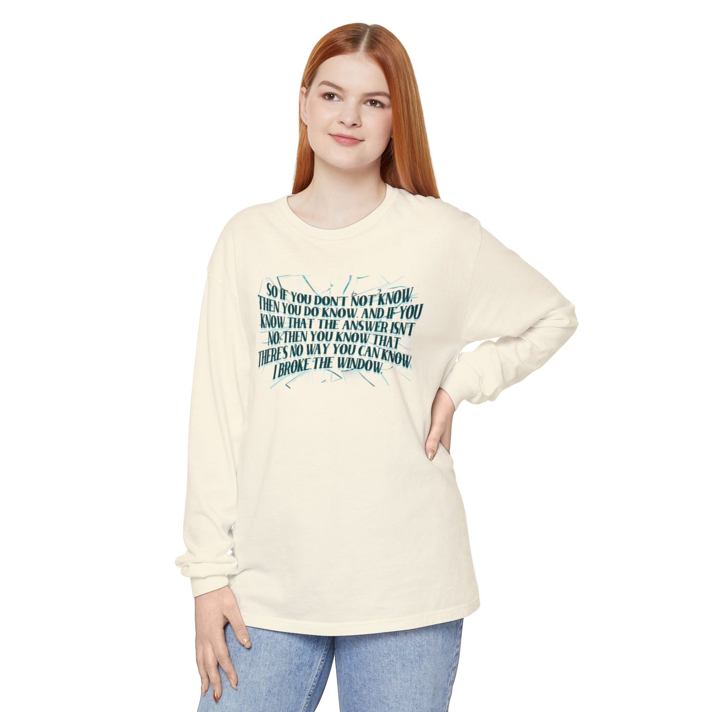 Broken Window Comfort Colors Long Sleeve