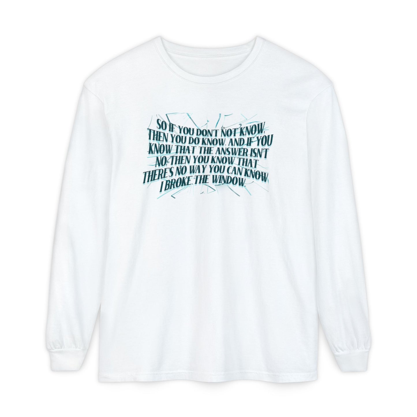 Broken Window Comfort Colors Long Sleeve