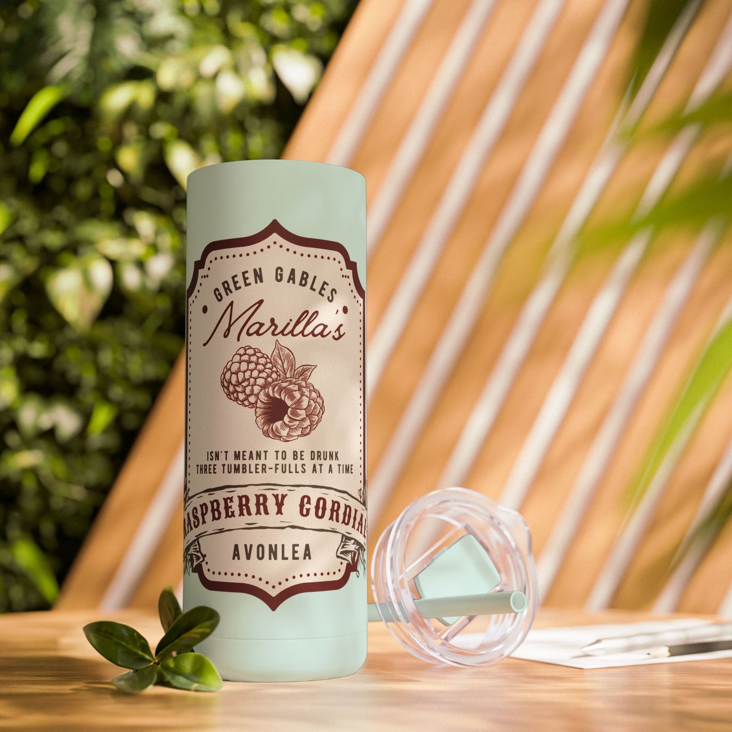 Raspberry Cordial Skinny Matte Tumbler