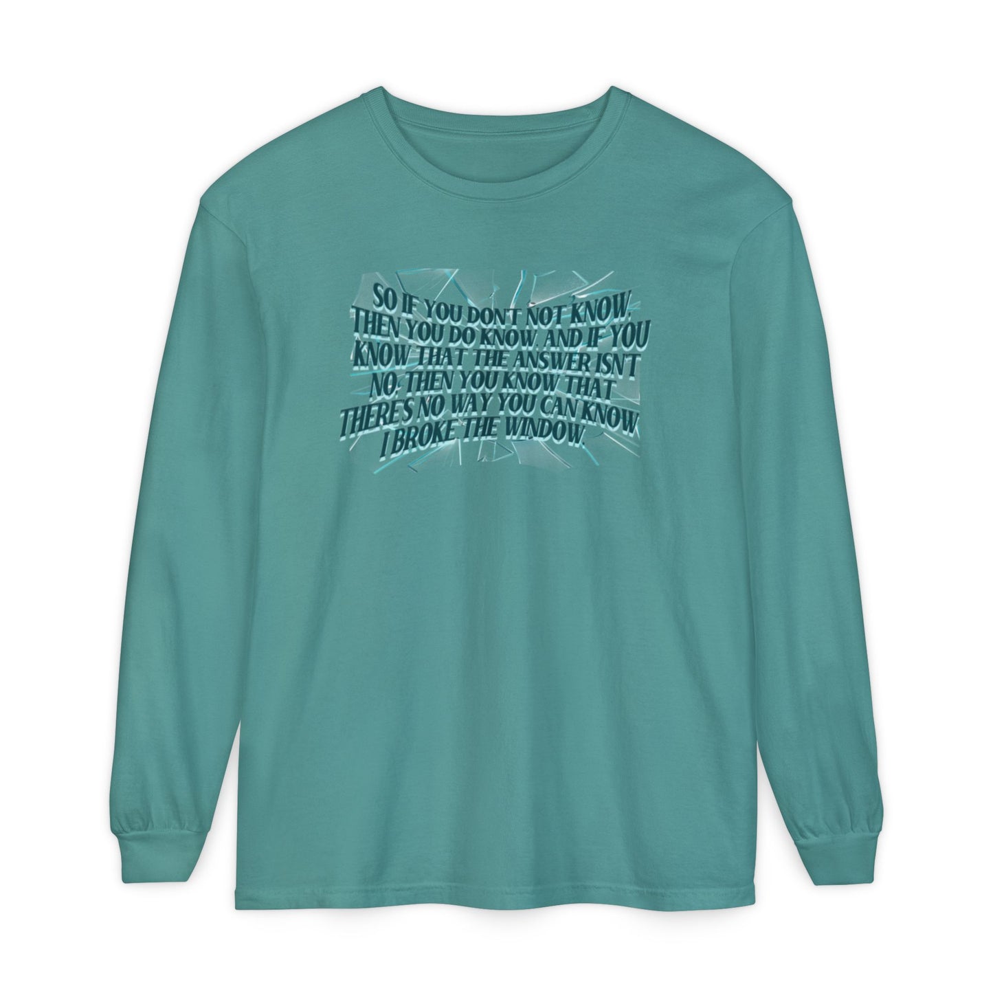 Broken Window Comfort Colors Long Sleeve