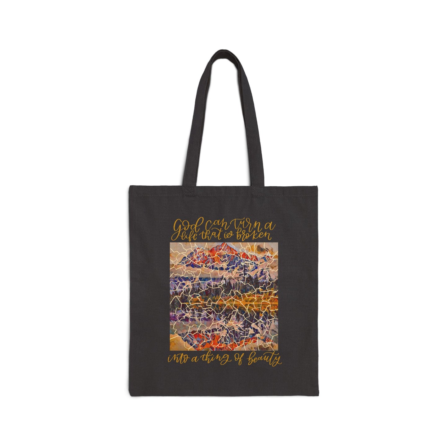 Broken Pieces Canvas Tote Bag
