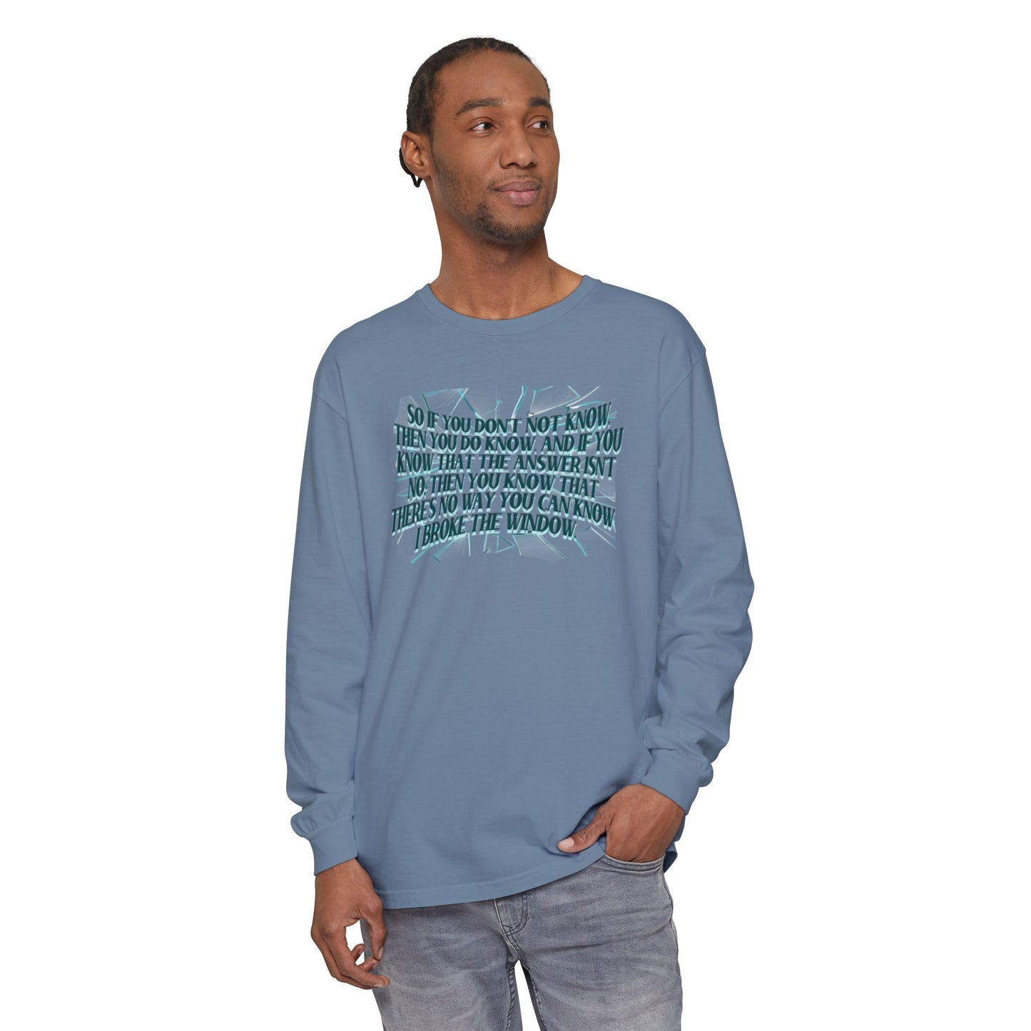 Broken Window Comfort Colors Long Sleeve