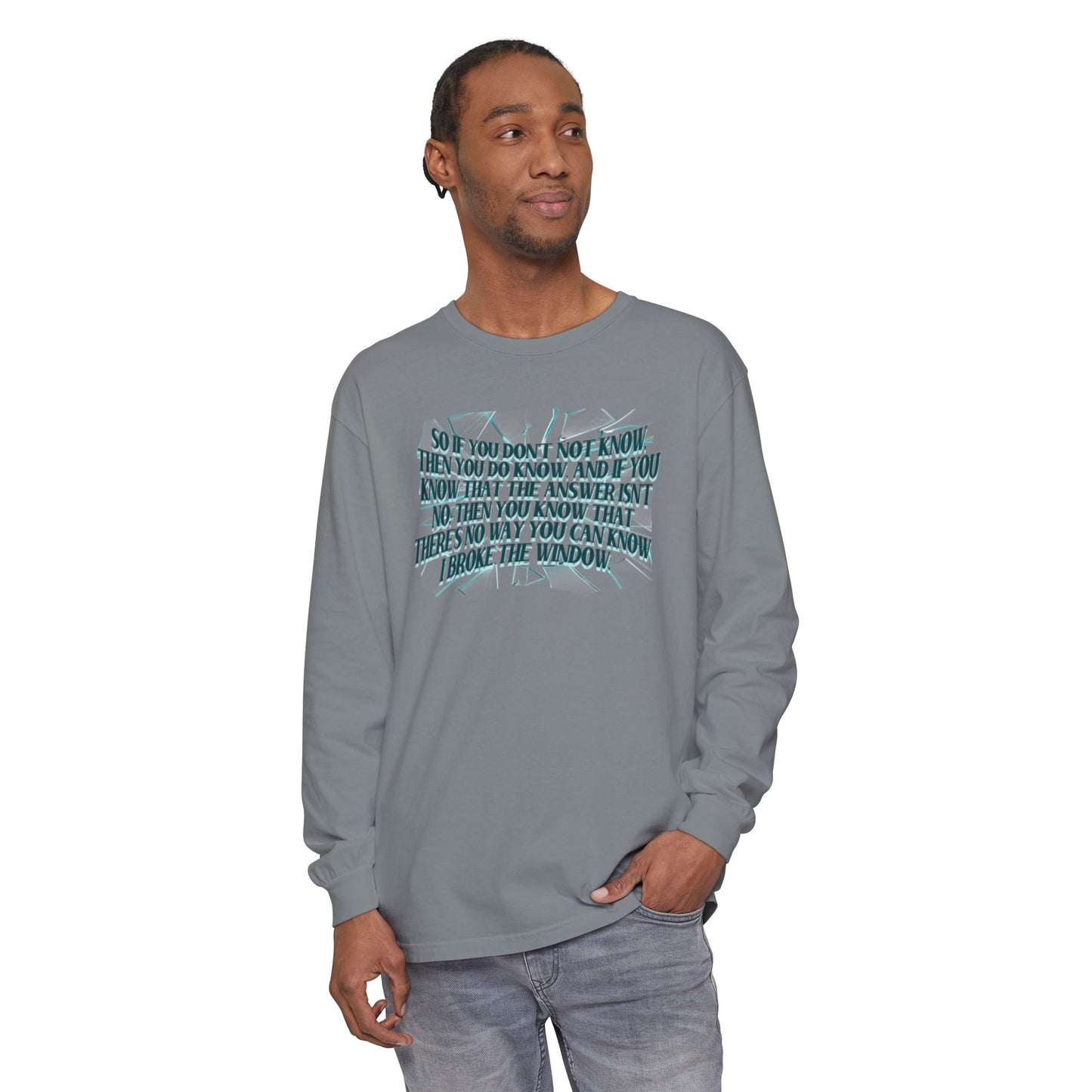 Broken Window Comfort Colors Long Sleeve