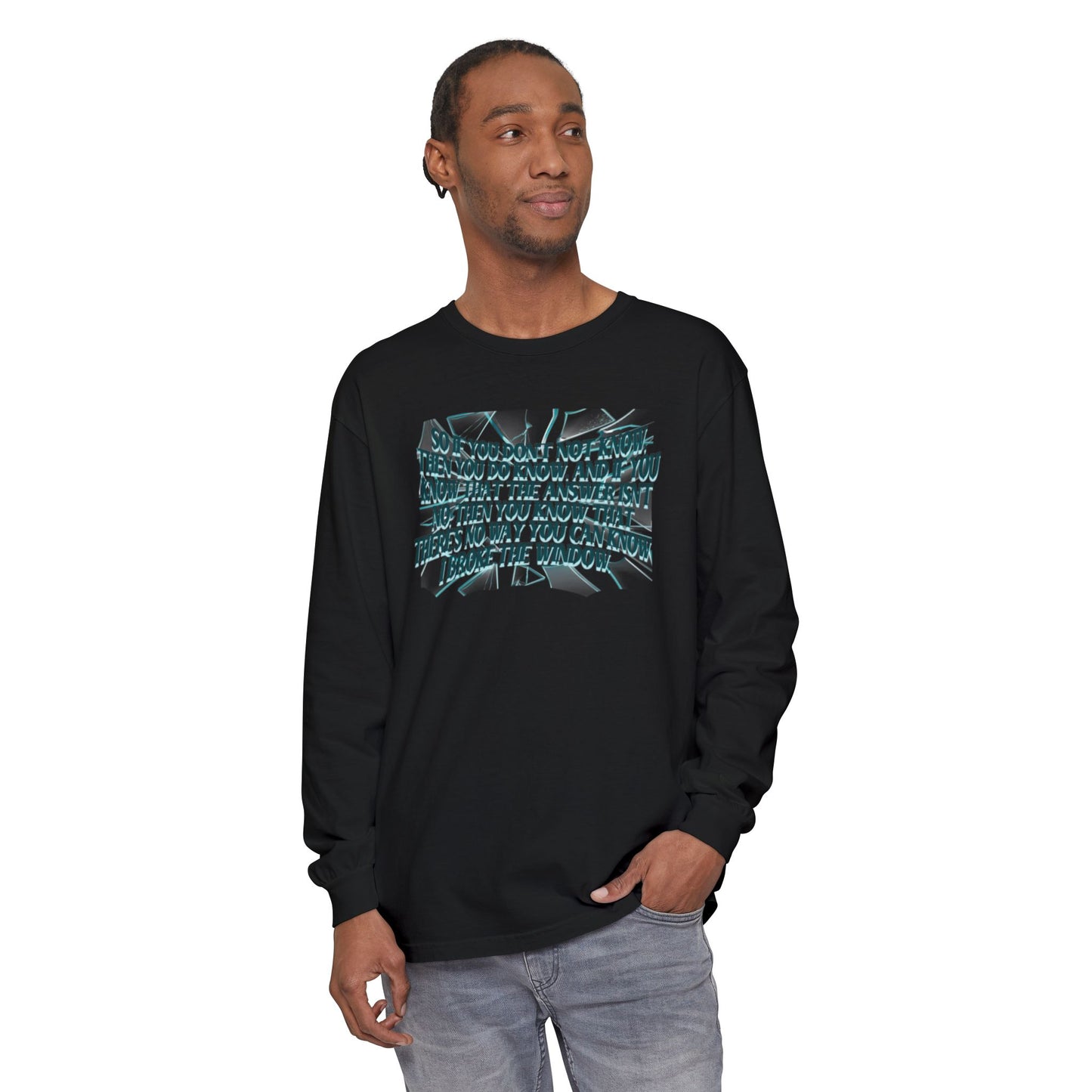 Broken Window Comfort Colors Long Sleeve