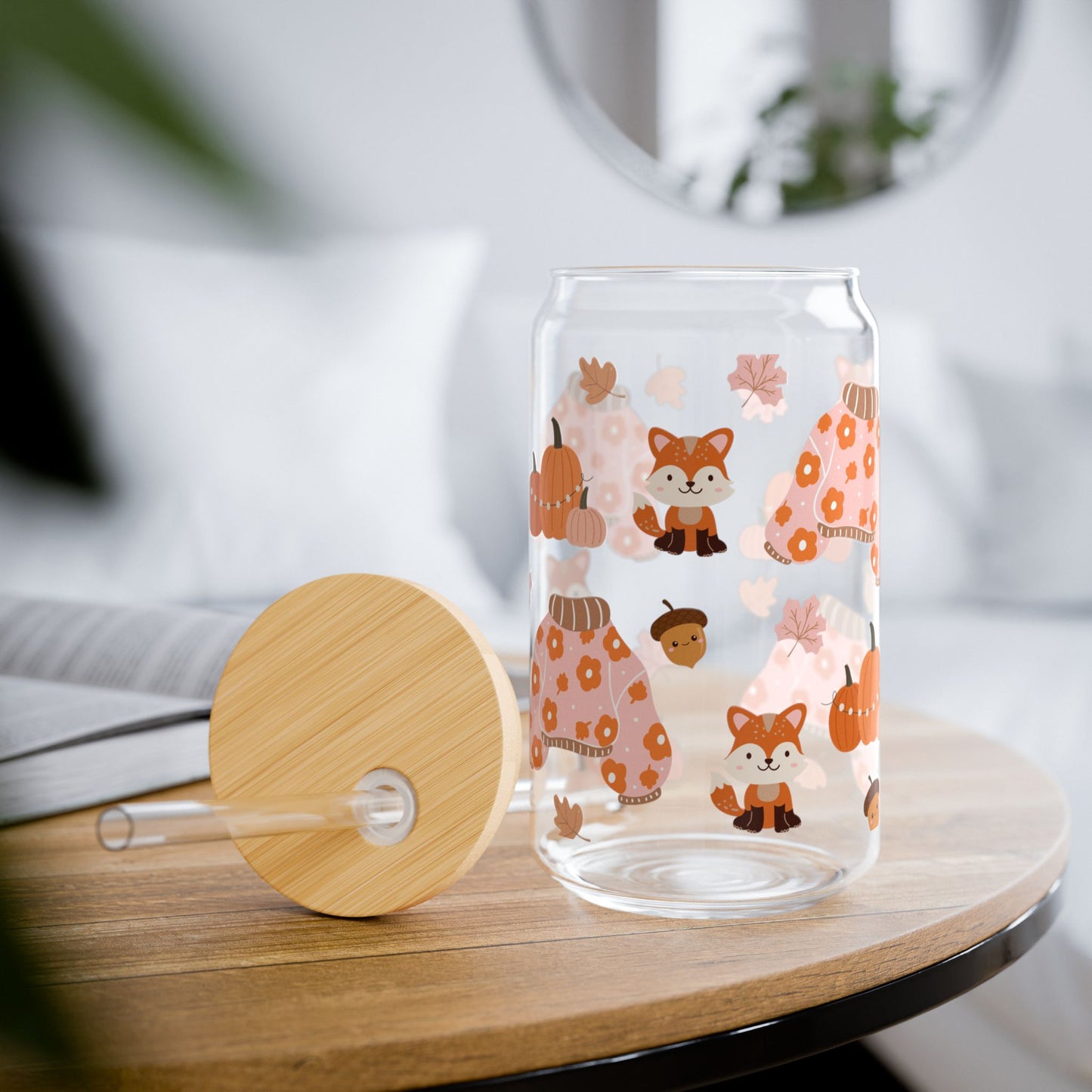 Cute & Cozy Fall Glass