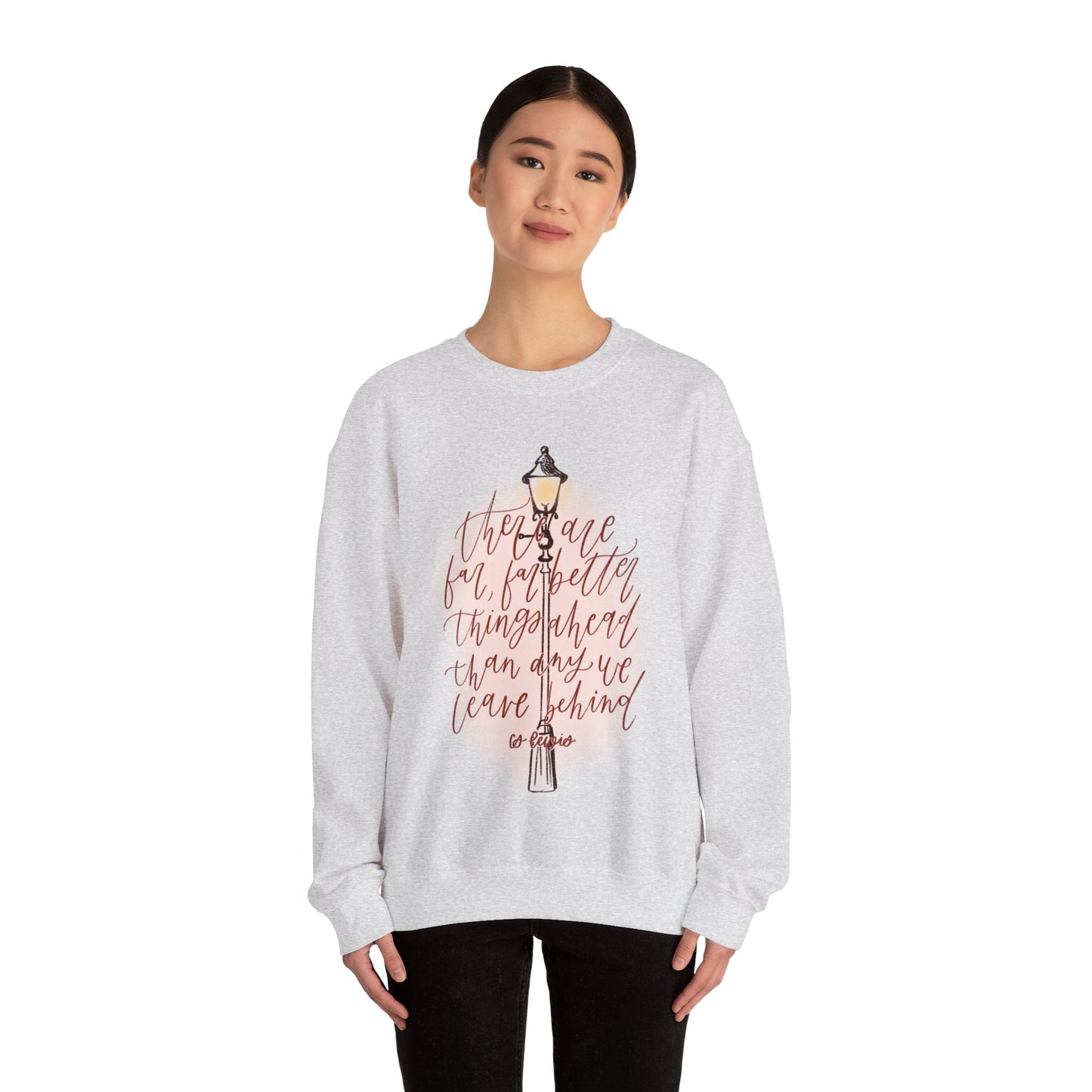 Narnian Far Better Things Lamppost Sweatshirt