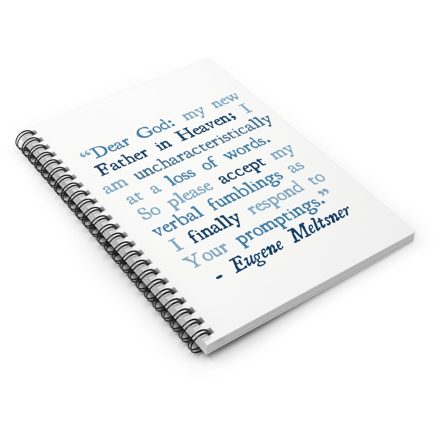 Verbal Fumblings Spiral Notebook