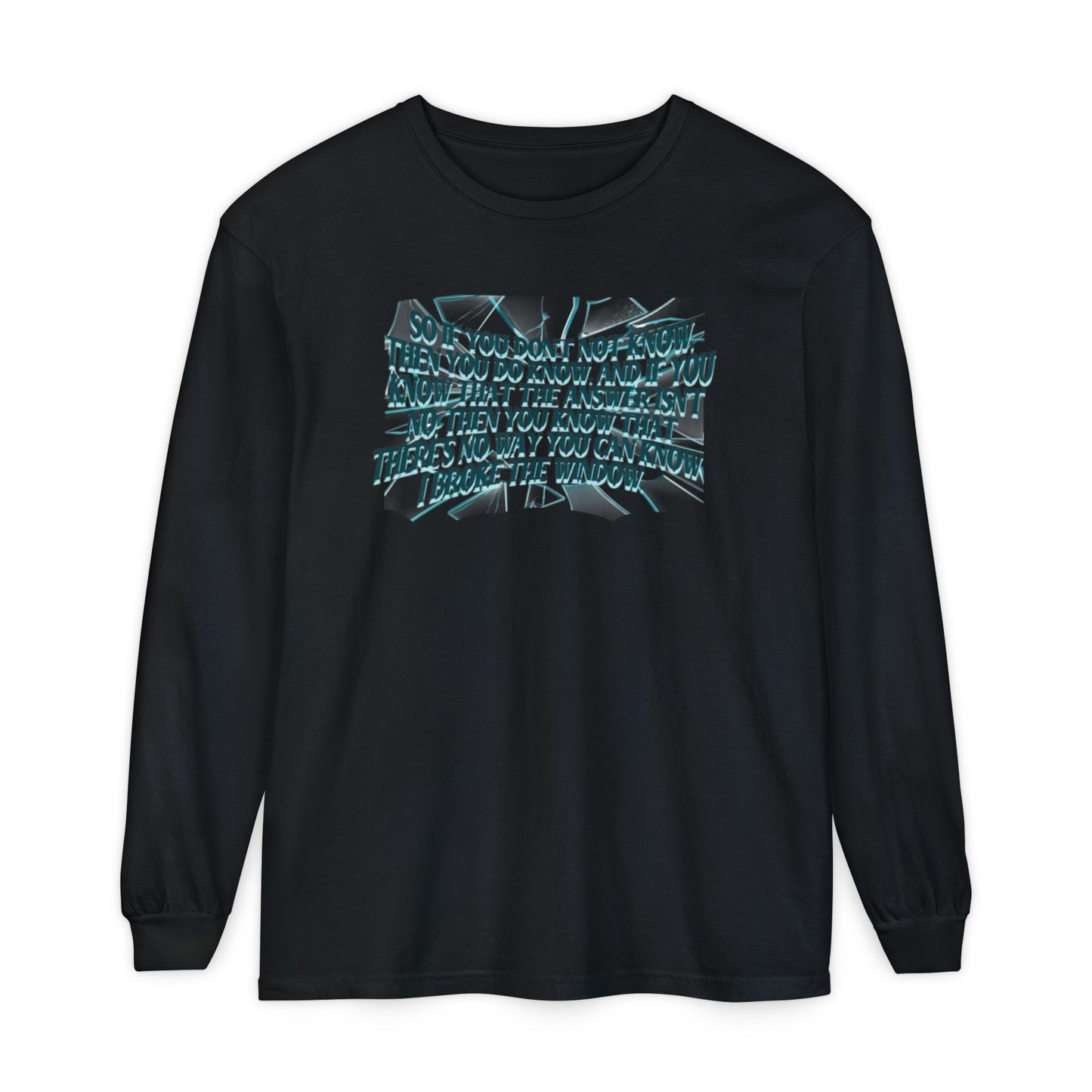 Broken Window Comfort Colors Long Sleeve