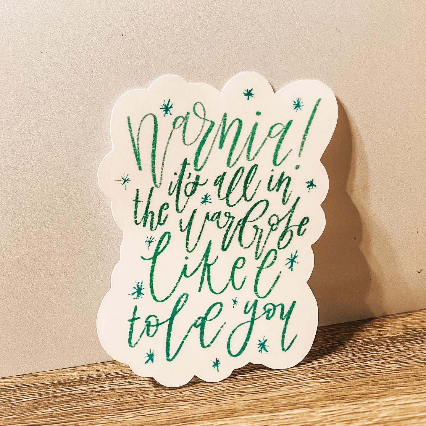 It's All in the Wardrobe Sticker