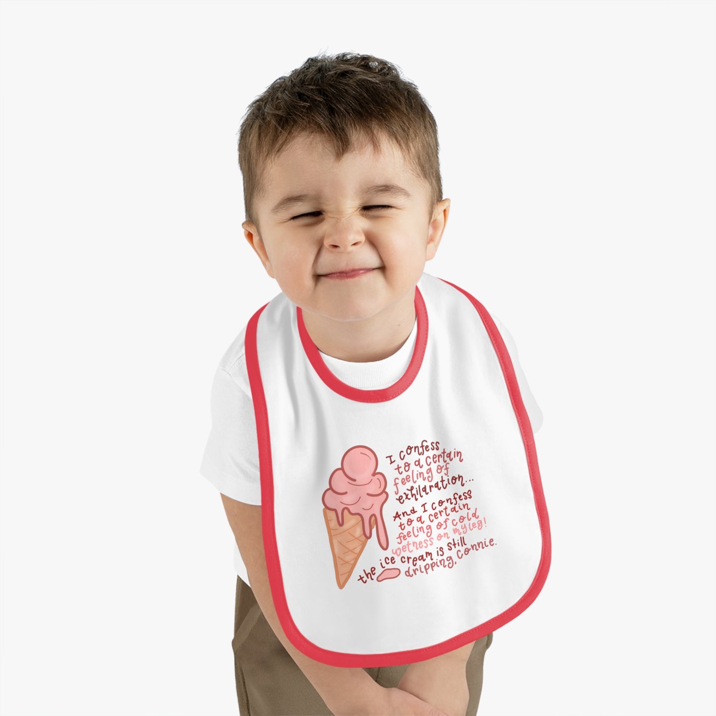Ice Cream is Dripping Bib