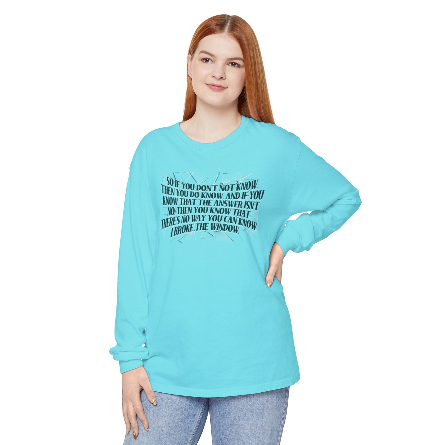 Broken Window Comfort Colors Long Sleeve
