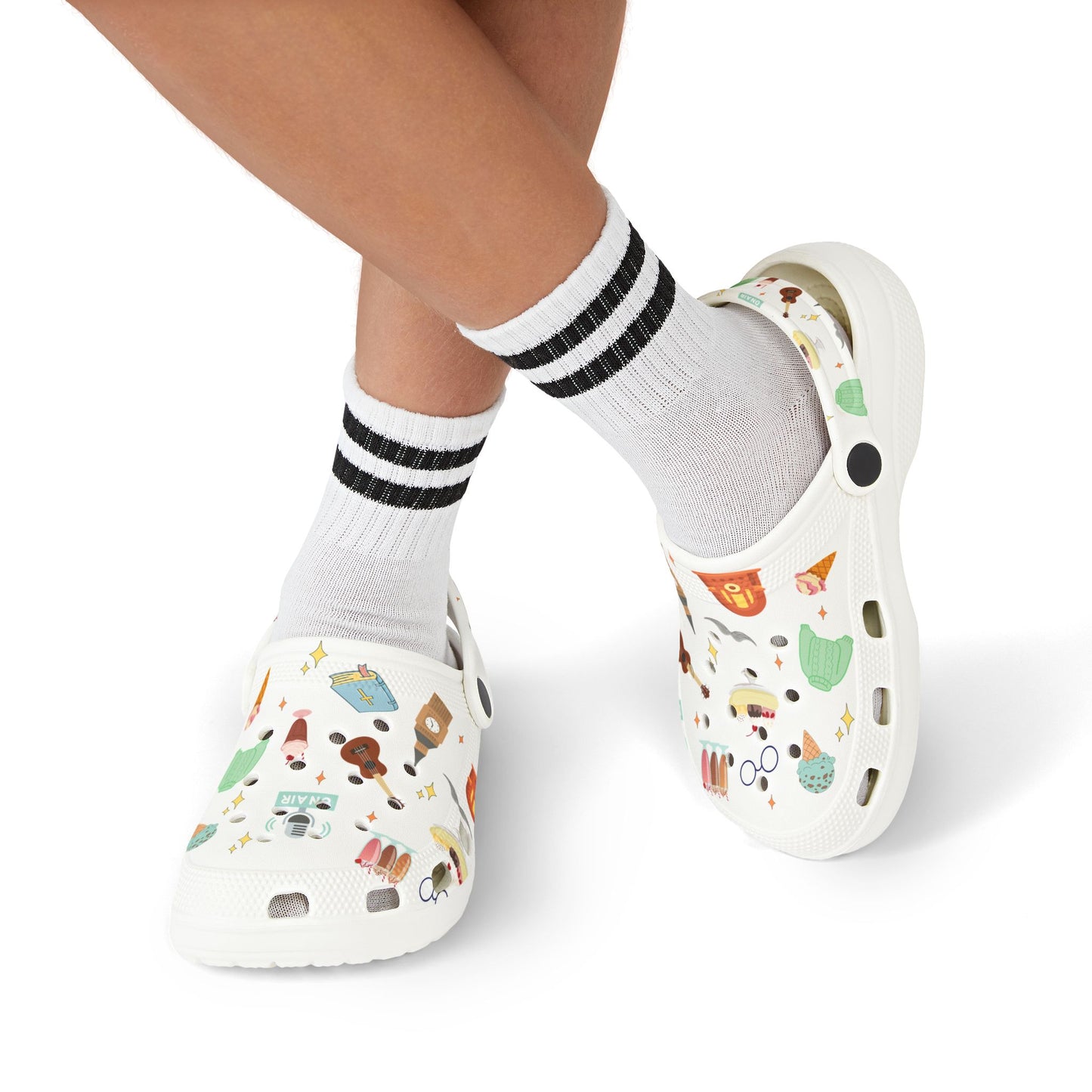Kid's Ice Cream & Imagination Foam Clogs