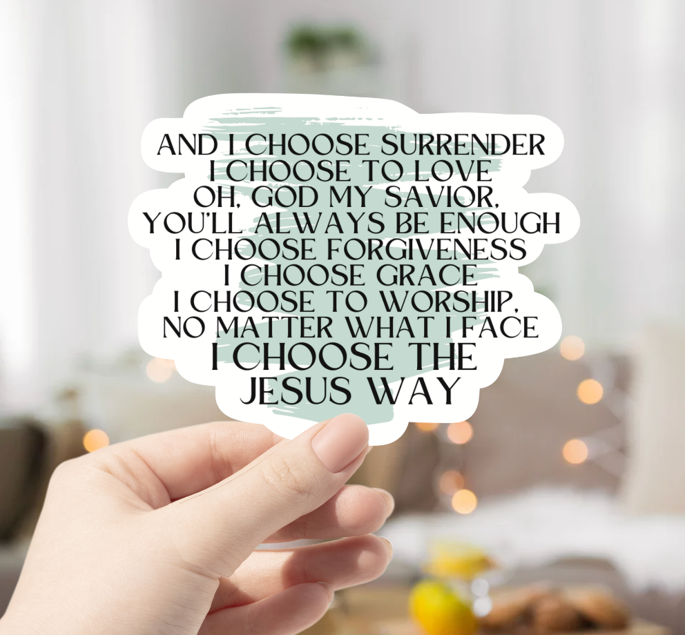 The Jesus Way Sticker