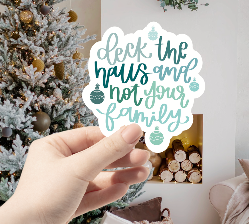 Deck the Halls Sticker