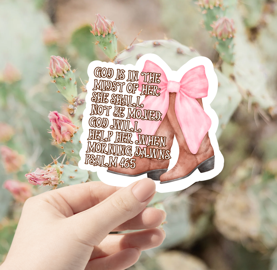Psalm 46:5 Sticker
