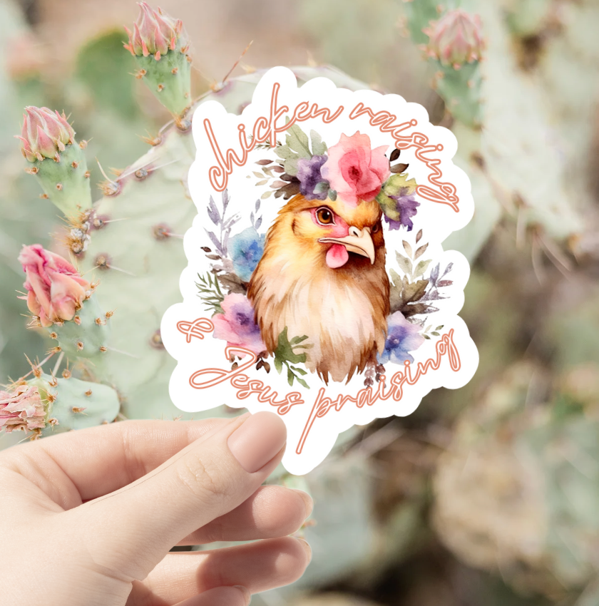 Chicken Raising Sticker