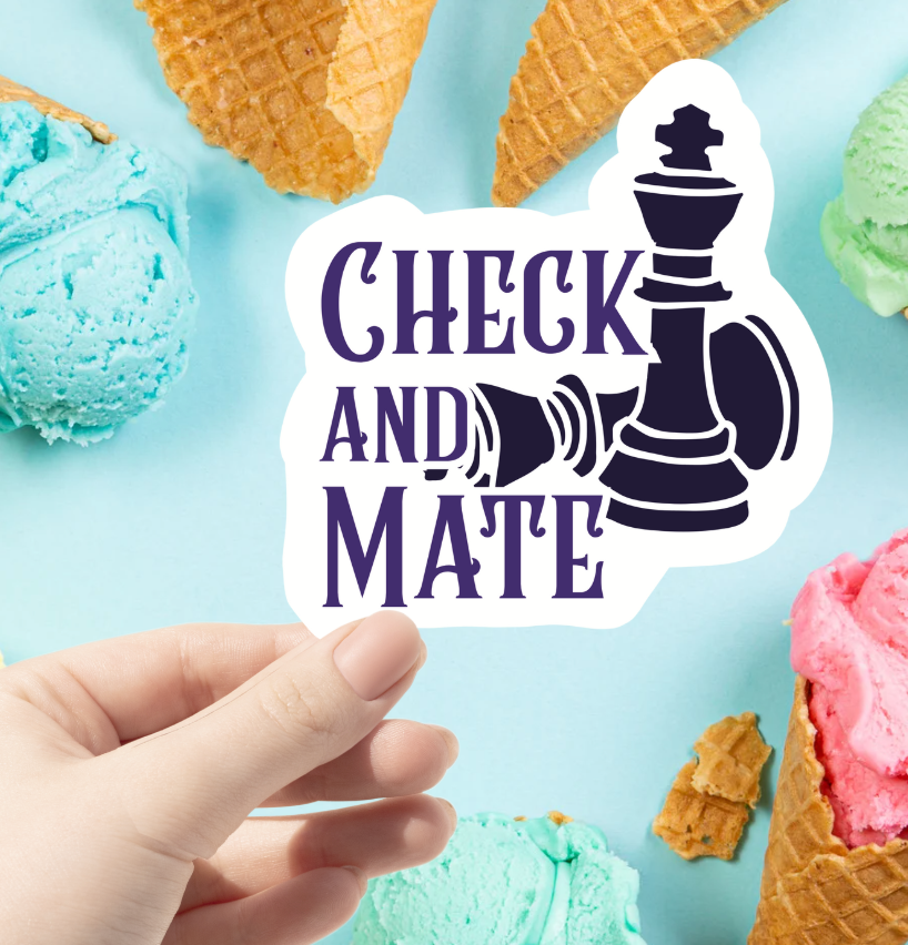 Check & Mate Sticker