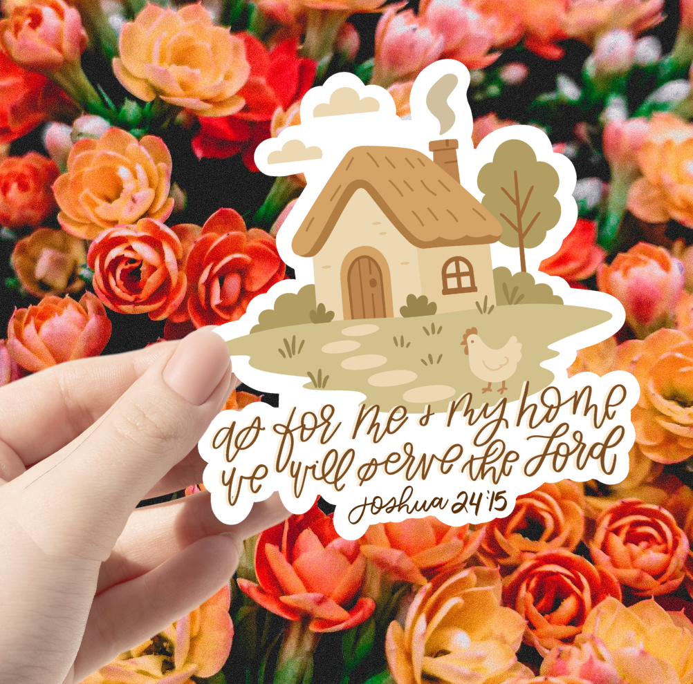 As for Me and My Home Sticker