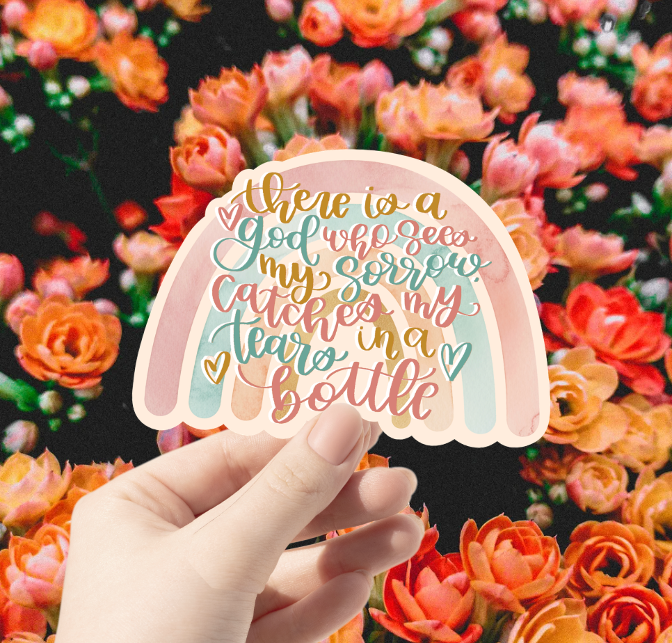 Catches My Tears Sticker