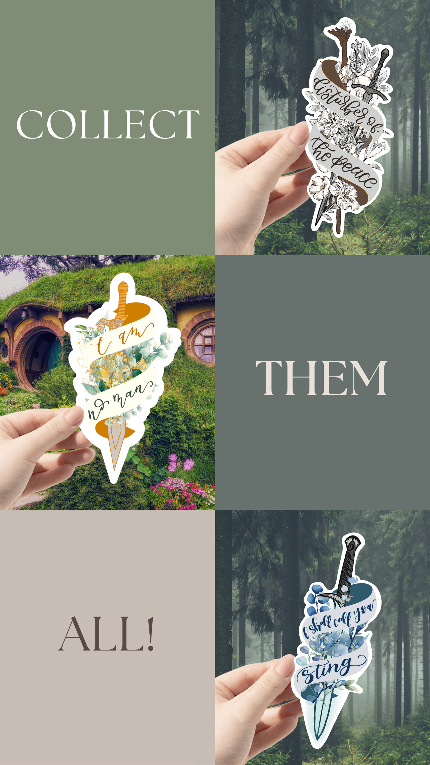 Call You Sting Sword Sticker