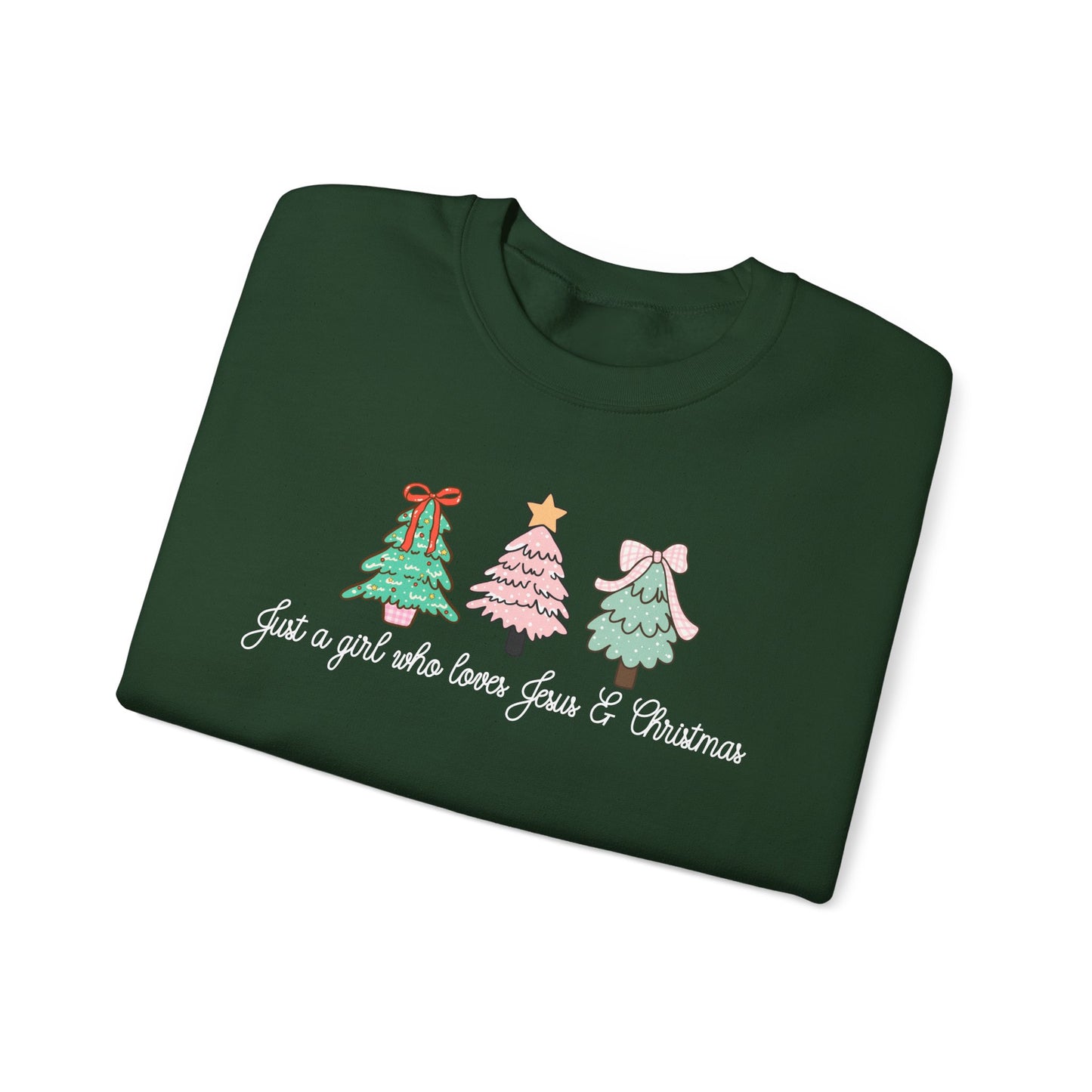 Love Jesus & Christmas Sweatshirt