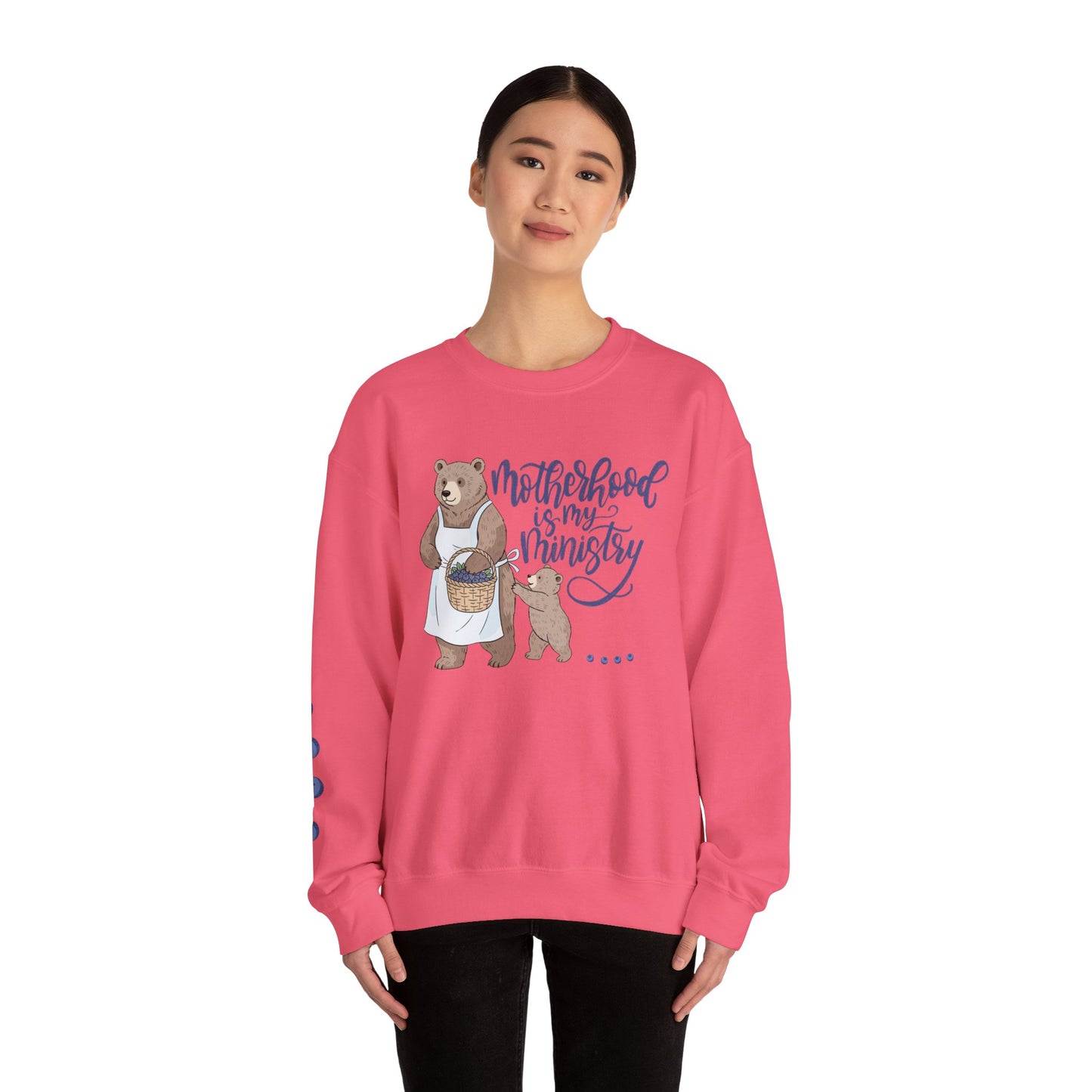 Motherhood Is My Ministry Crewneck Sweatshirt
