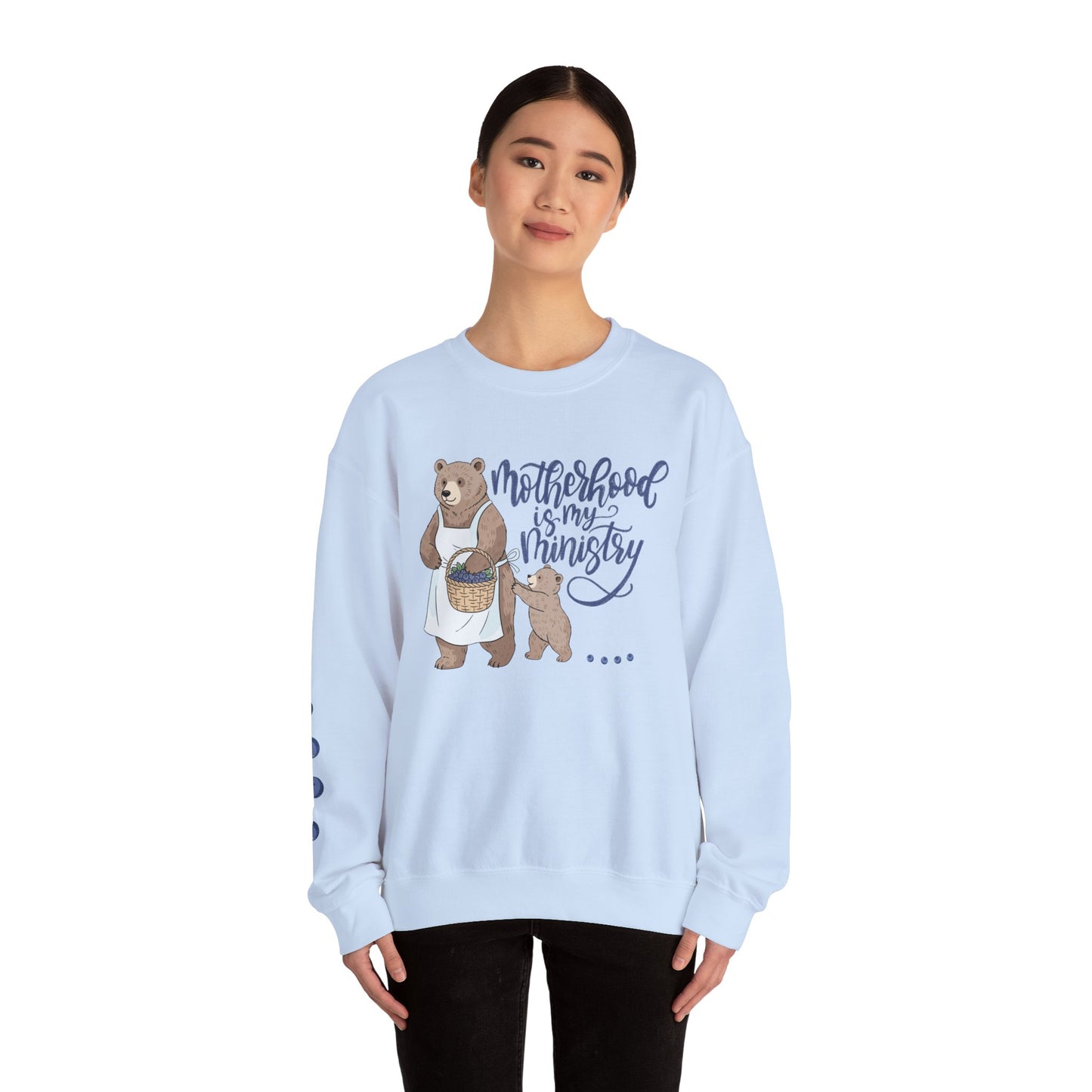 Motherhood Is My Ministry Crewneck Sweatshirt