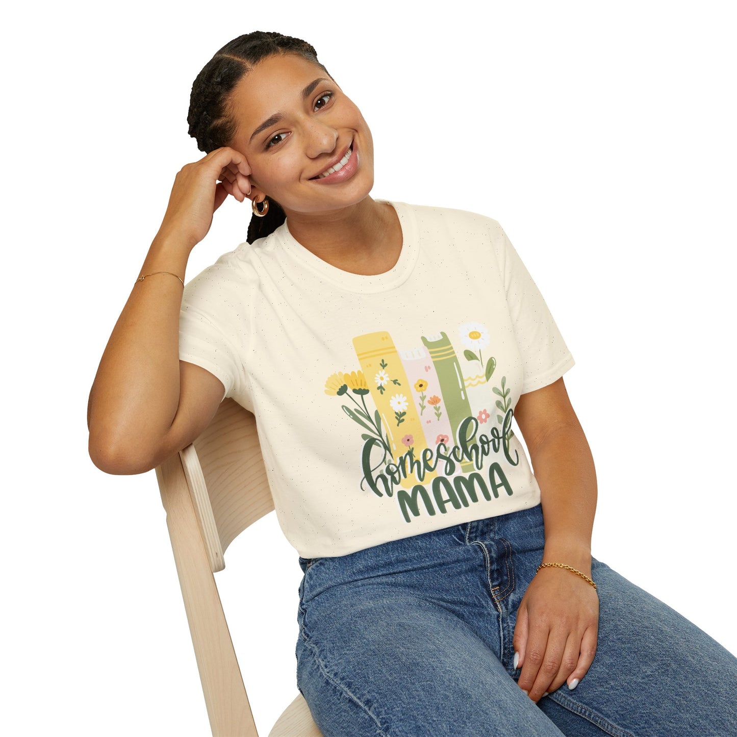 Homeschool Mama Floral Tee