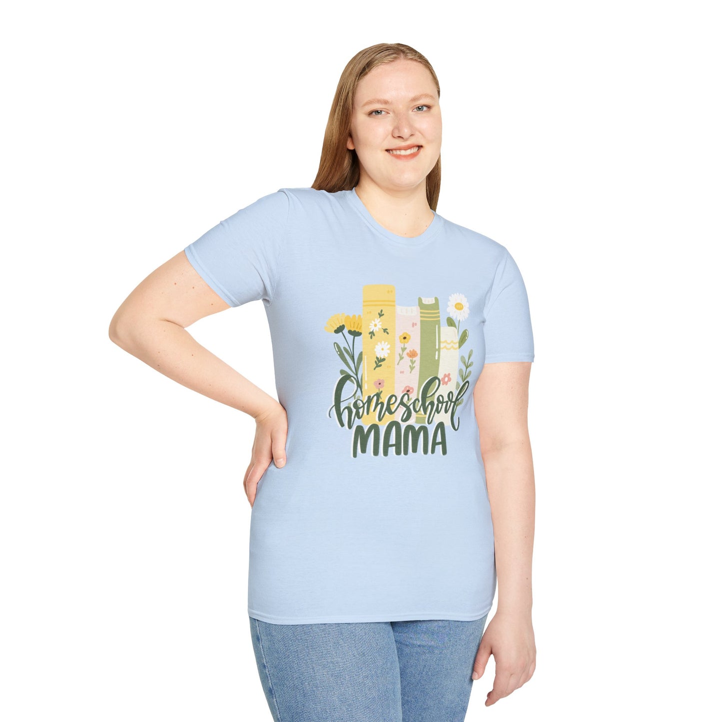 Homeschool Mama Floral Tee