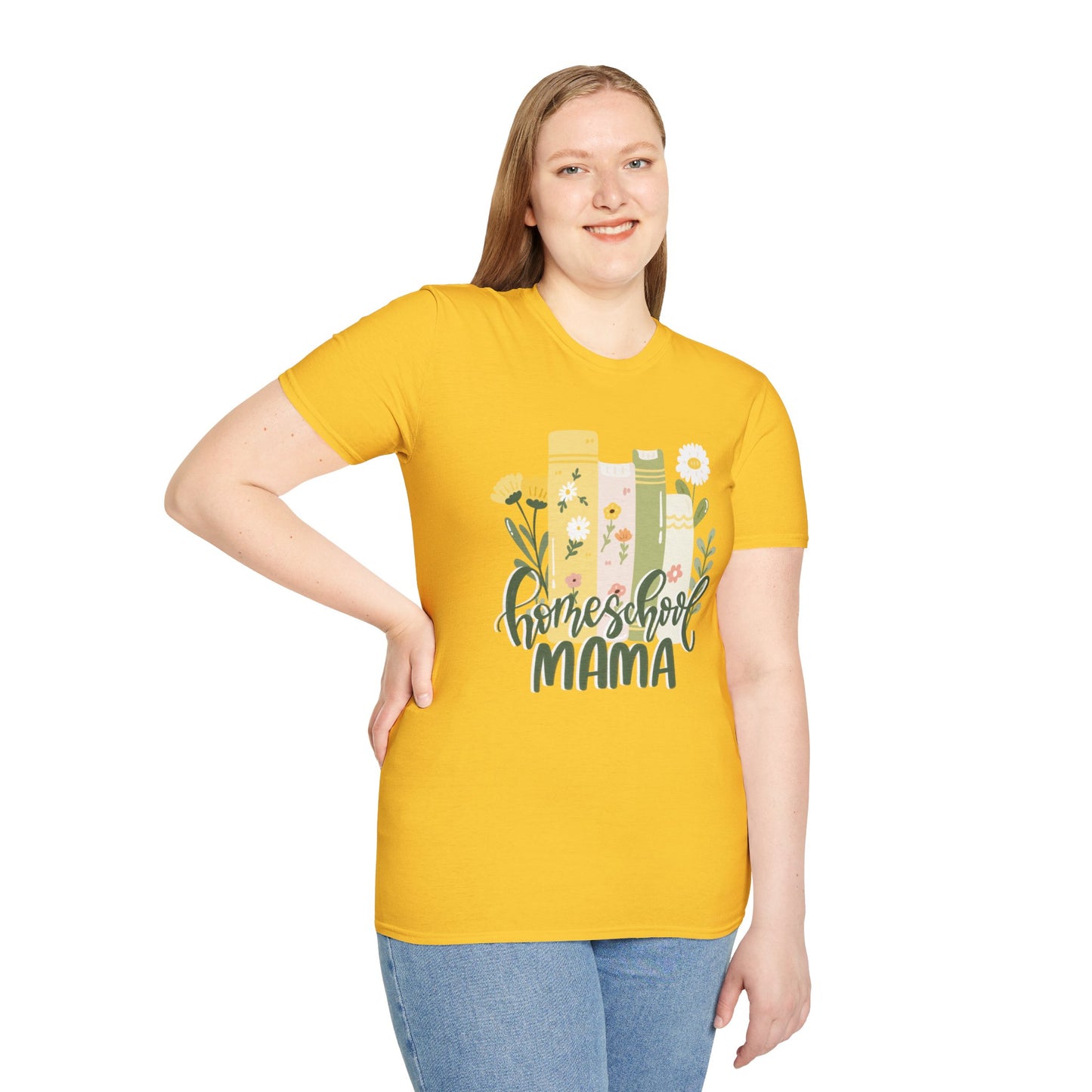 Homeschool Mama Floral Tee
