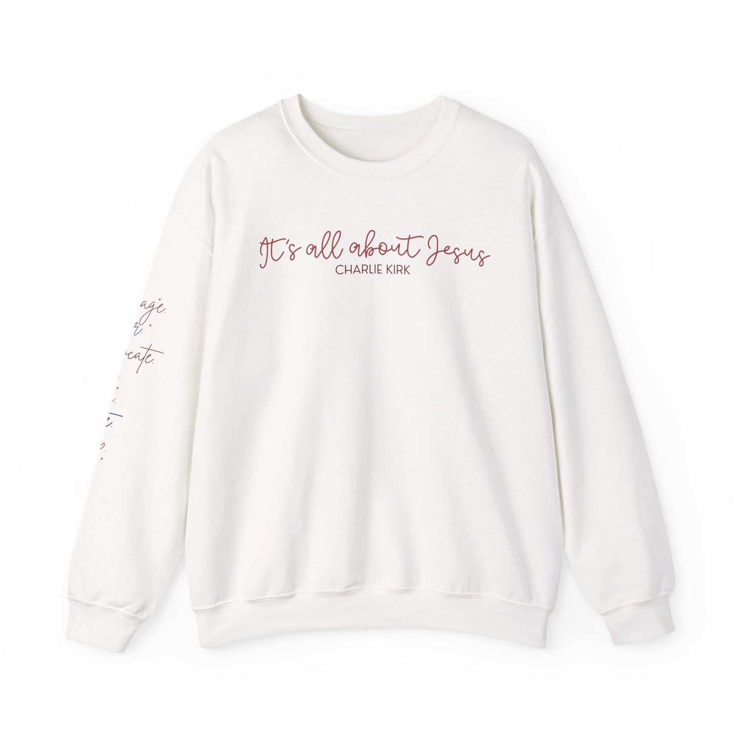All About Jesus Crewneck Sweatshirt