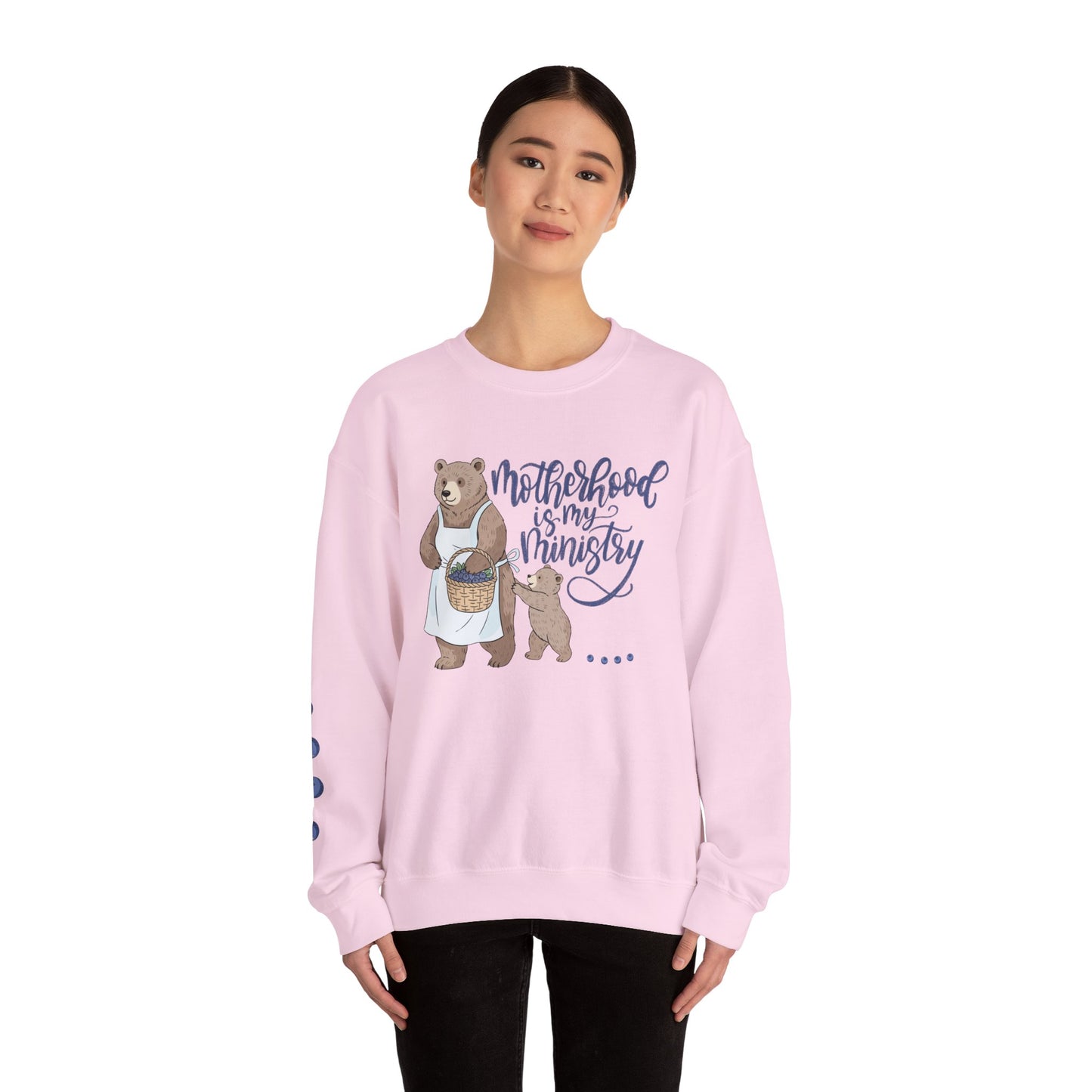 Motherhood Is My Ministry Crewneck Sweatshirt