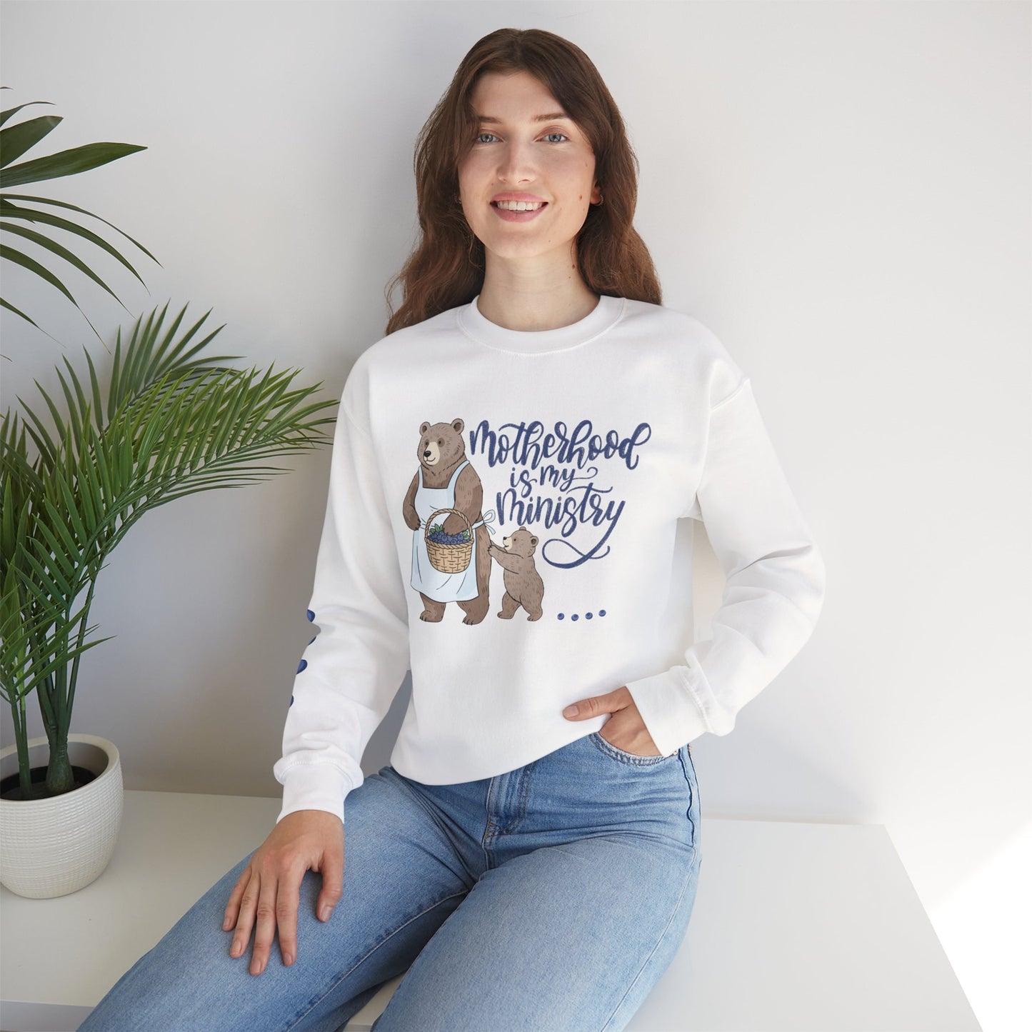 Motherhood Is My Ministry Crewneck Sweatshirt