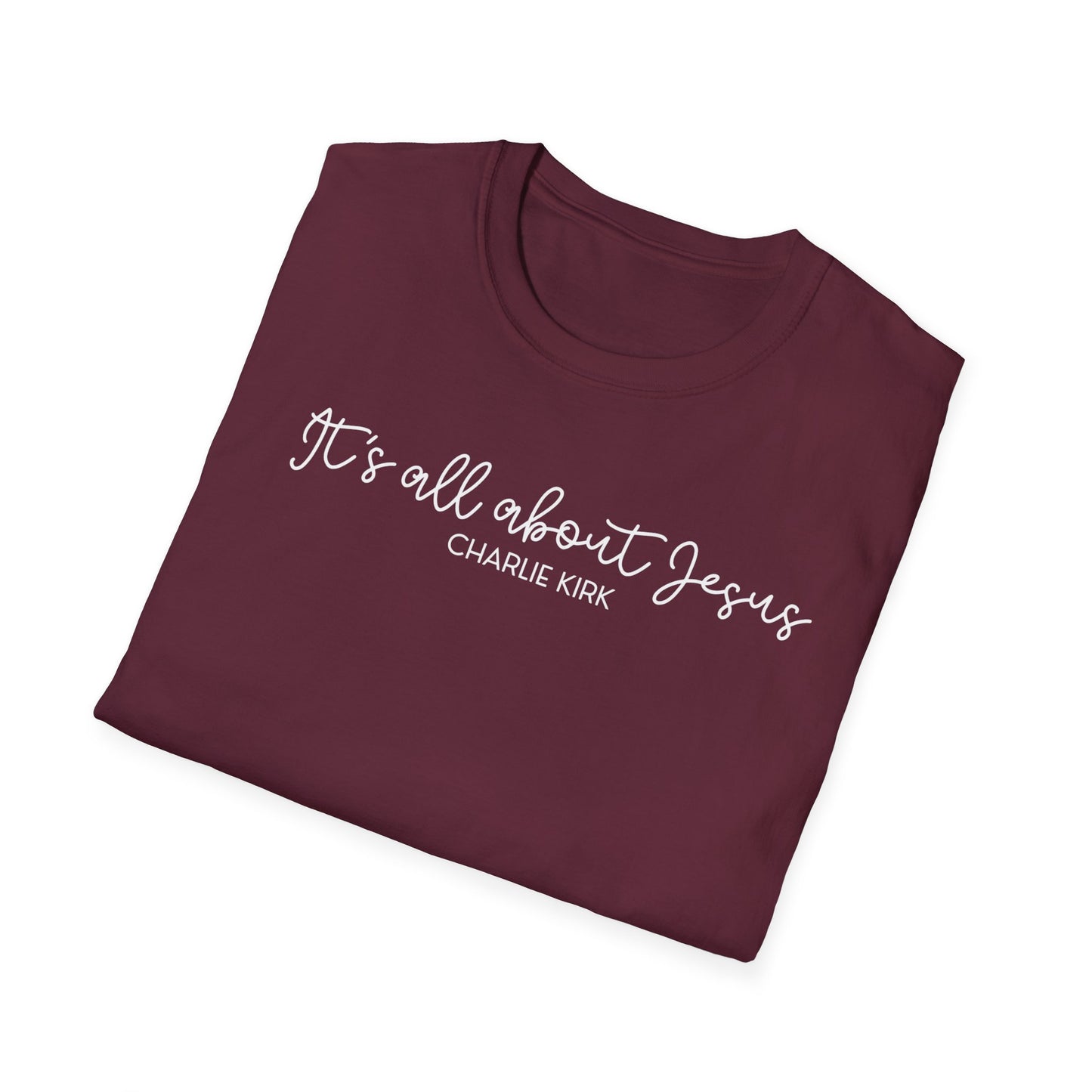 All About Jesus Tee (White Design)