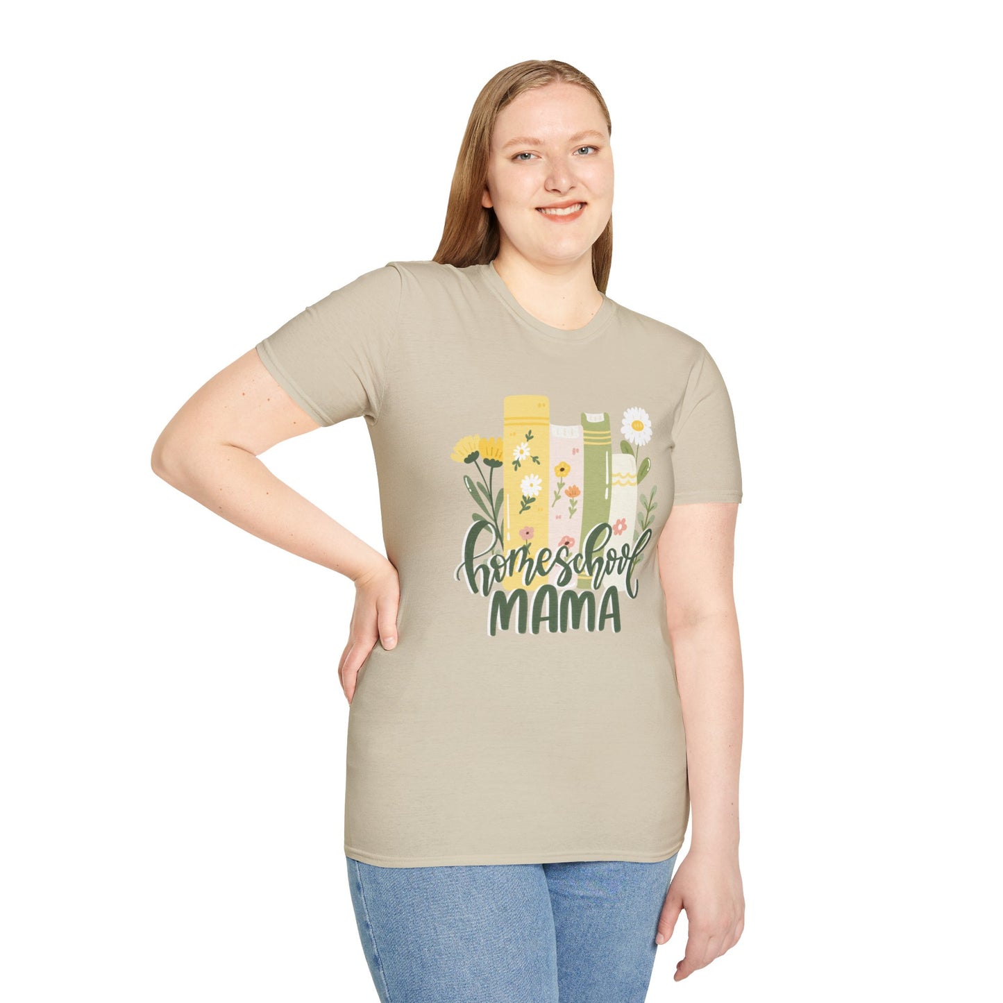 Homeschool Mama Floral Tee