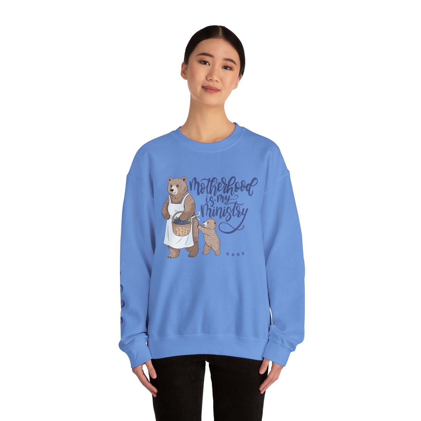 Motherhood Is My Ministry Crewneck Sweatshirt