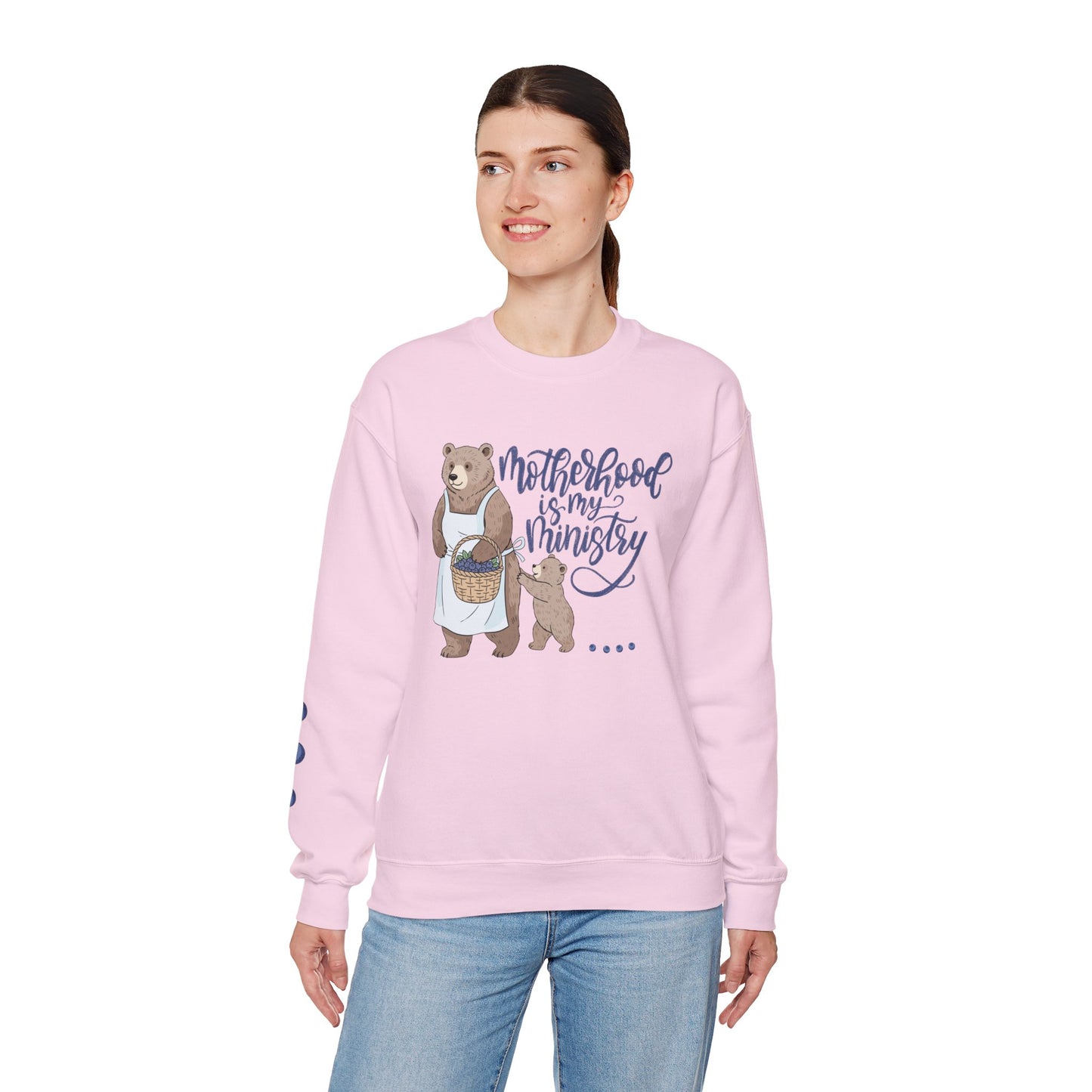 Motherhood Is My Ministry Crewneck Sweatshirt