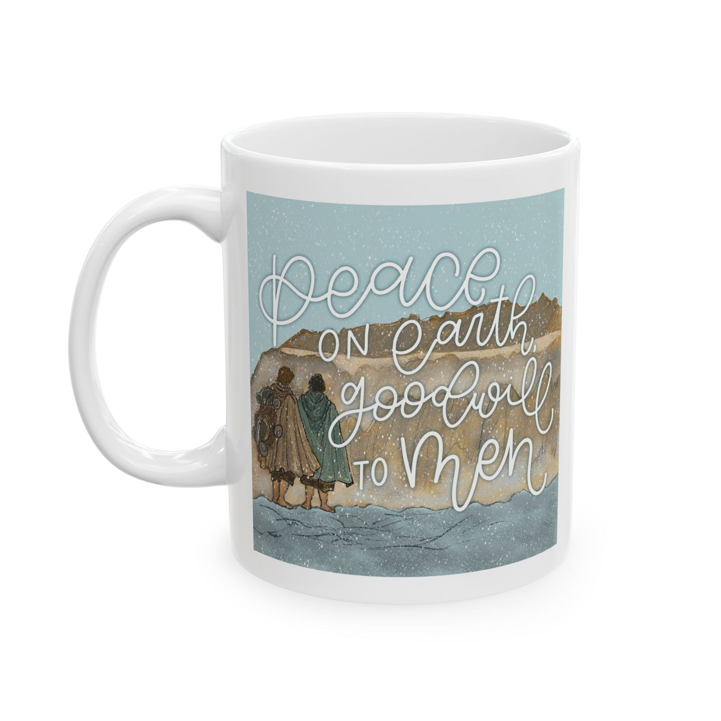 Peace on Earth Lord of the Rings Mug