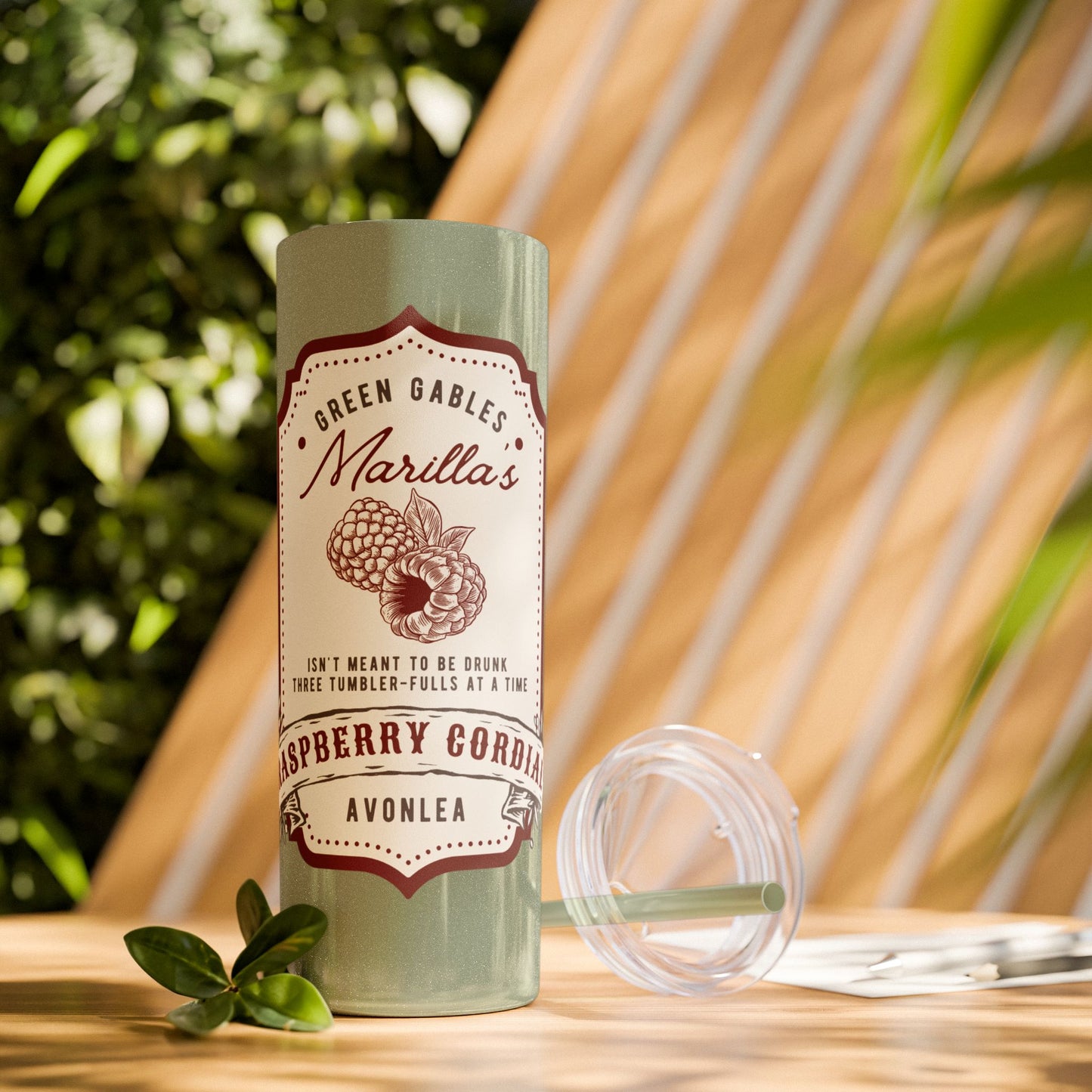 Raspberry Cordial Skinny Tumbler